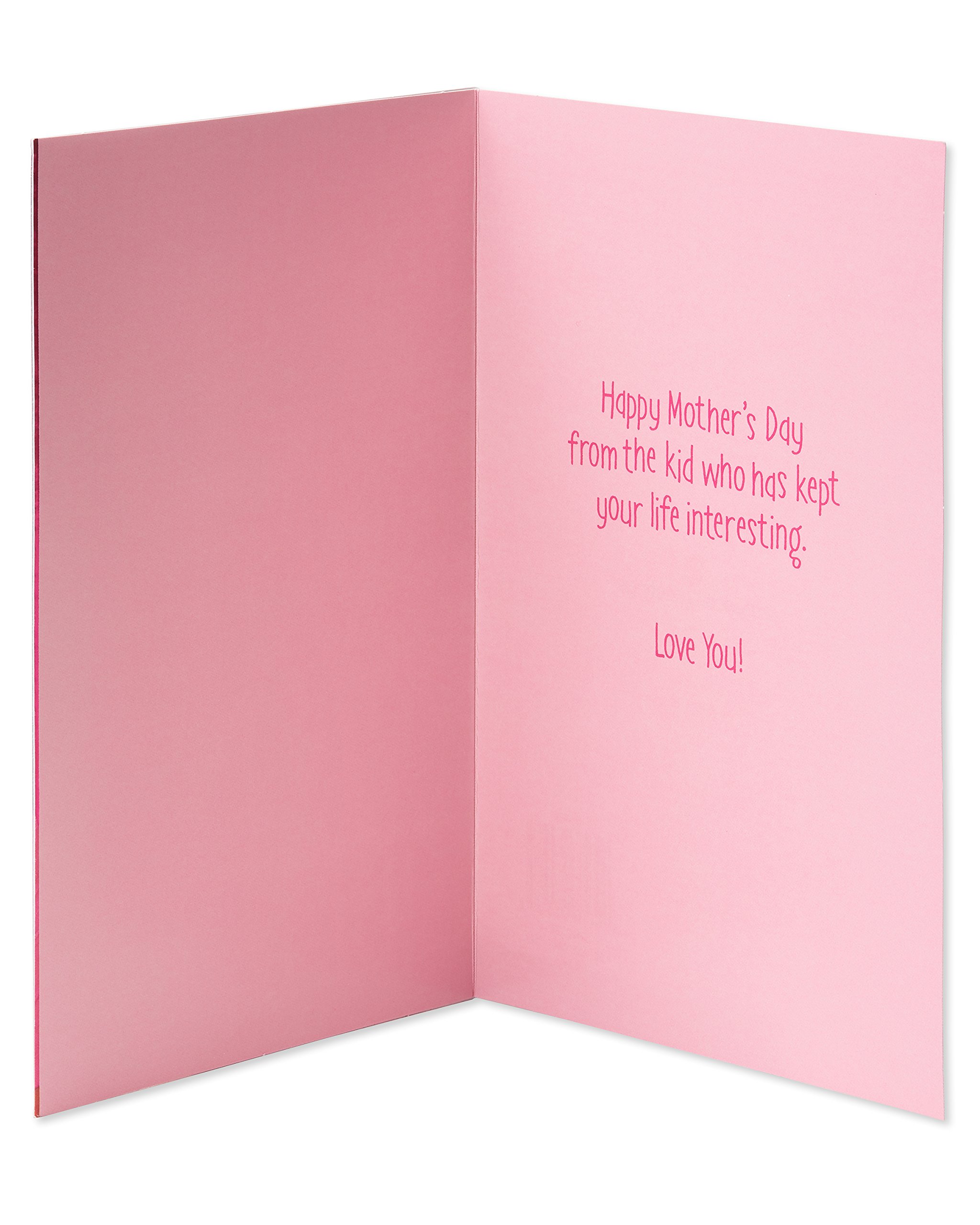 American Greetings Funny Mothers Day Card from Son (Interesting) - Image 2