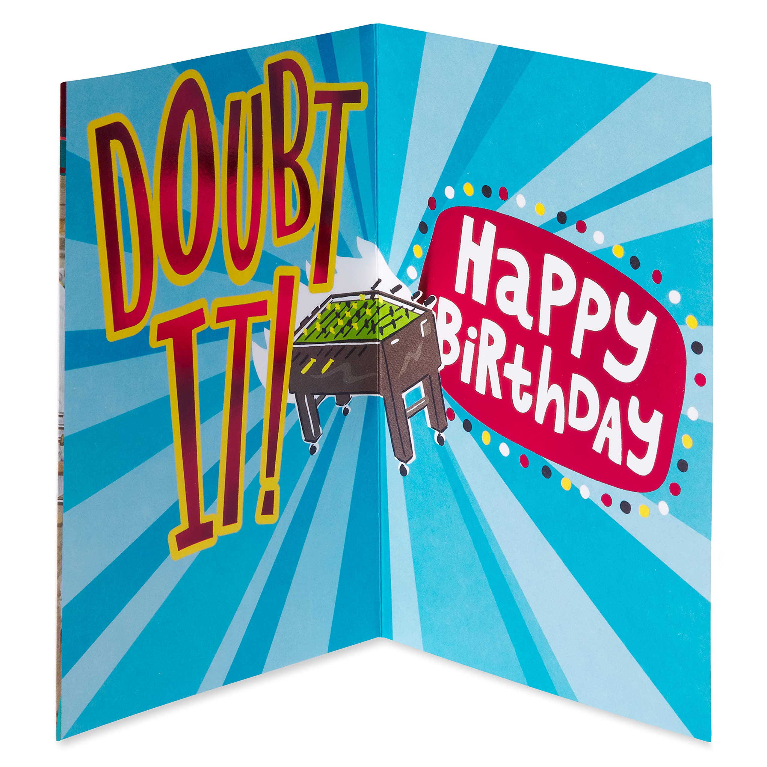 American Greetings Funny Pop Up Birthday Card (Friends, Joey and Chandler) - Image 2