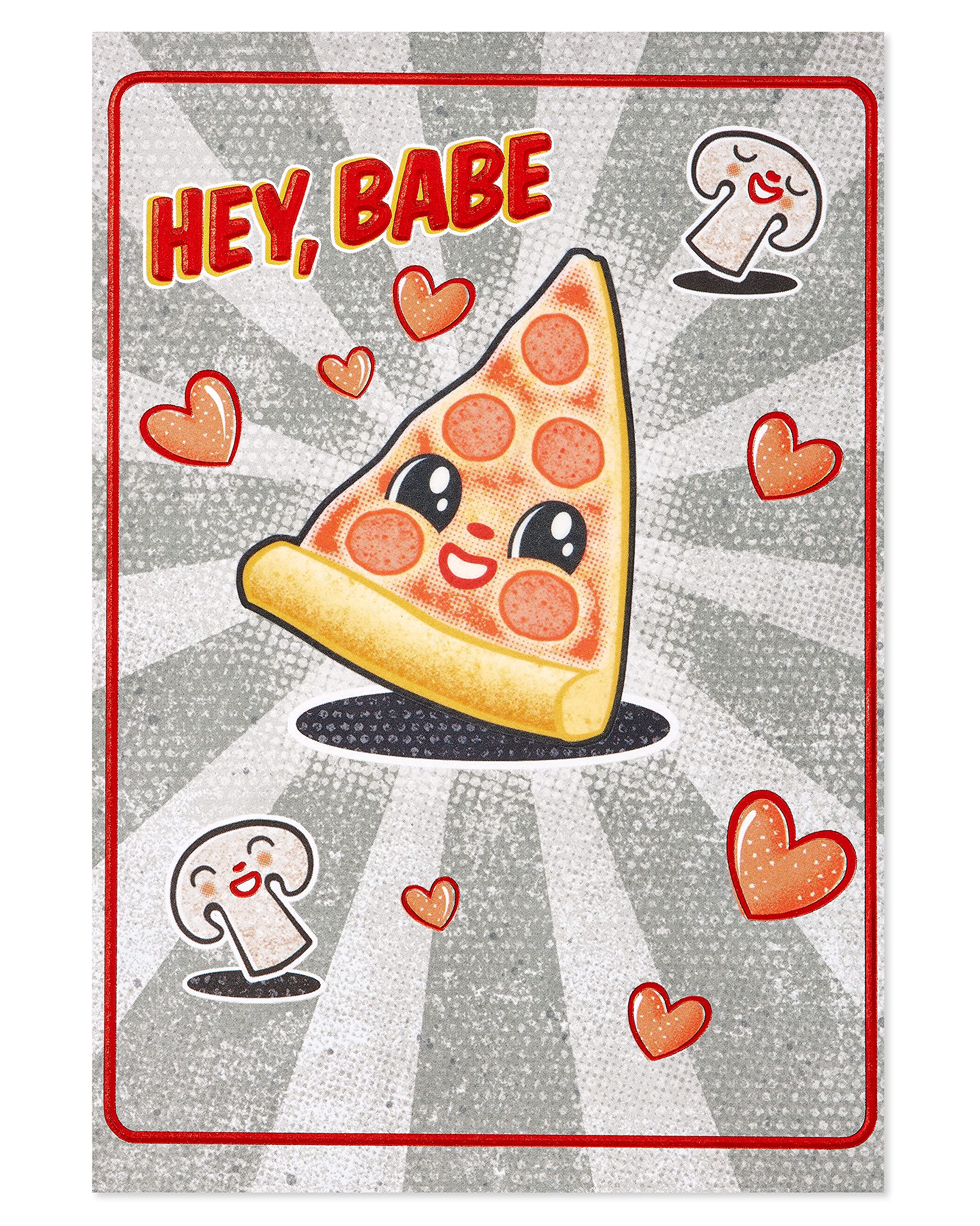 American Greetings Funny Valentines Day Card (Pizza Dat) - Image 4