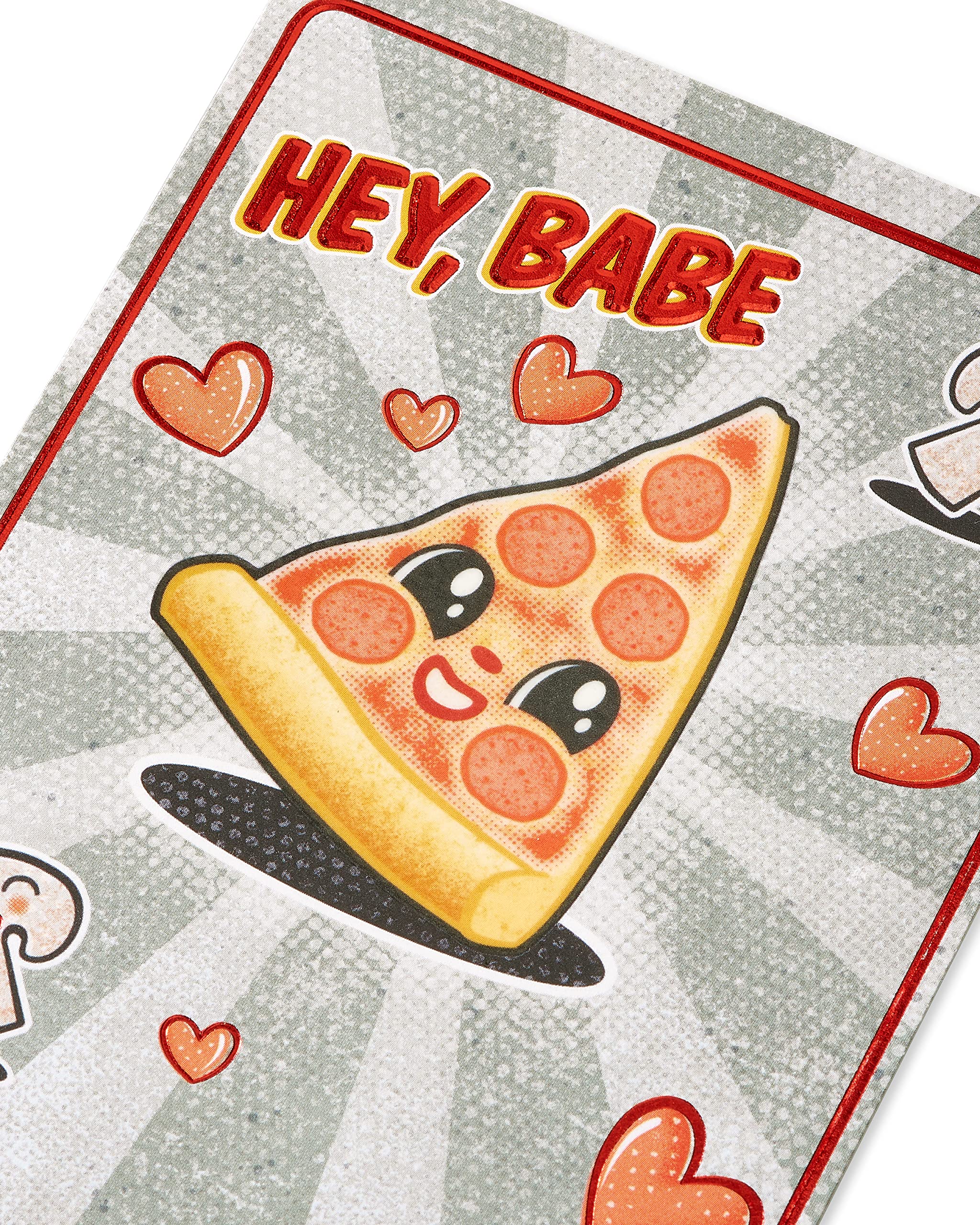 American Greetings Funny Valentines Day Card (Pizza Dat) - Image 5