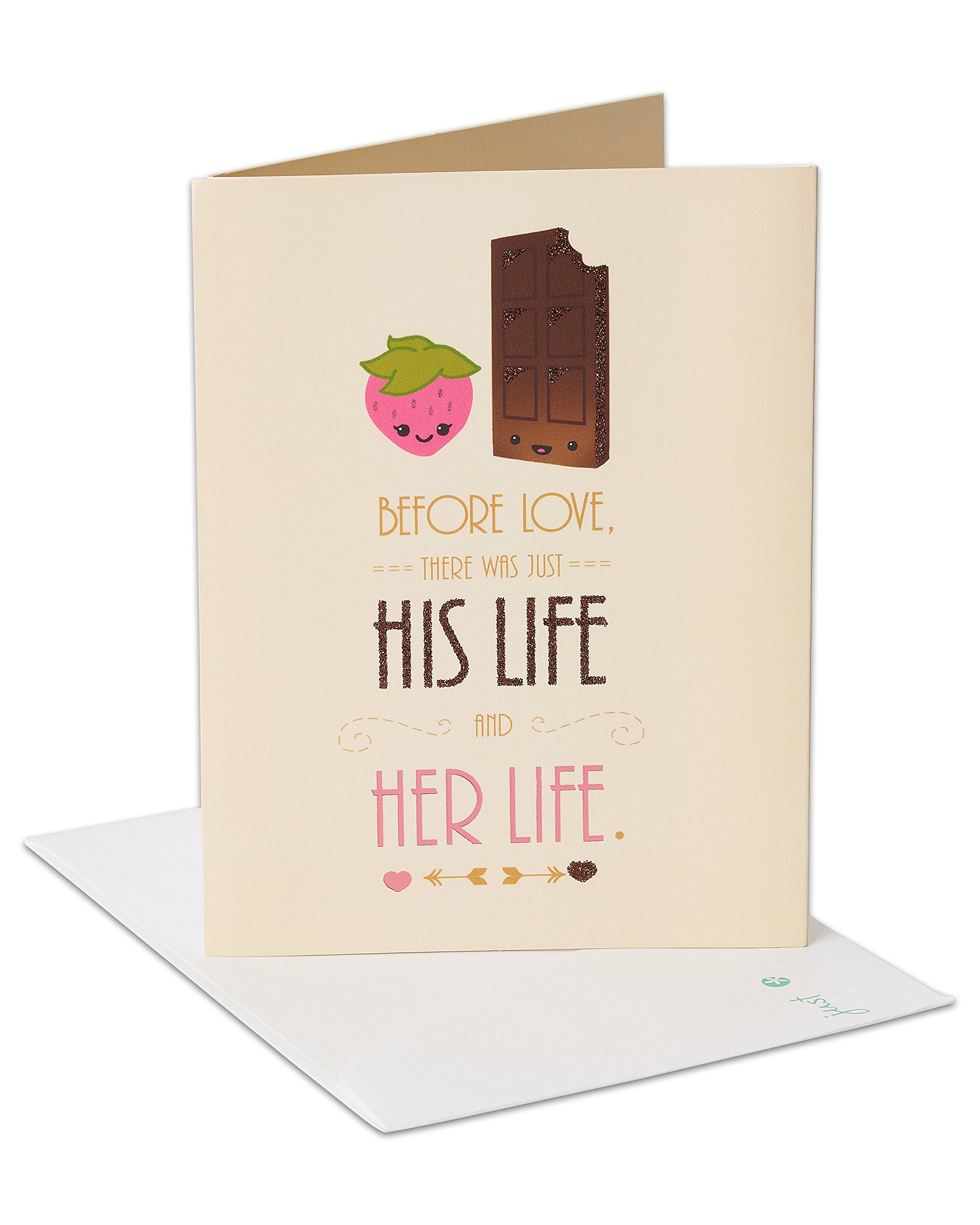 American Greetings Funny Wedding, Bridal Shower or Engagement Card (Chocolate Strawberry)