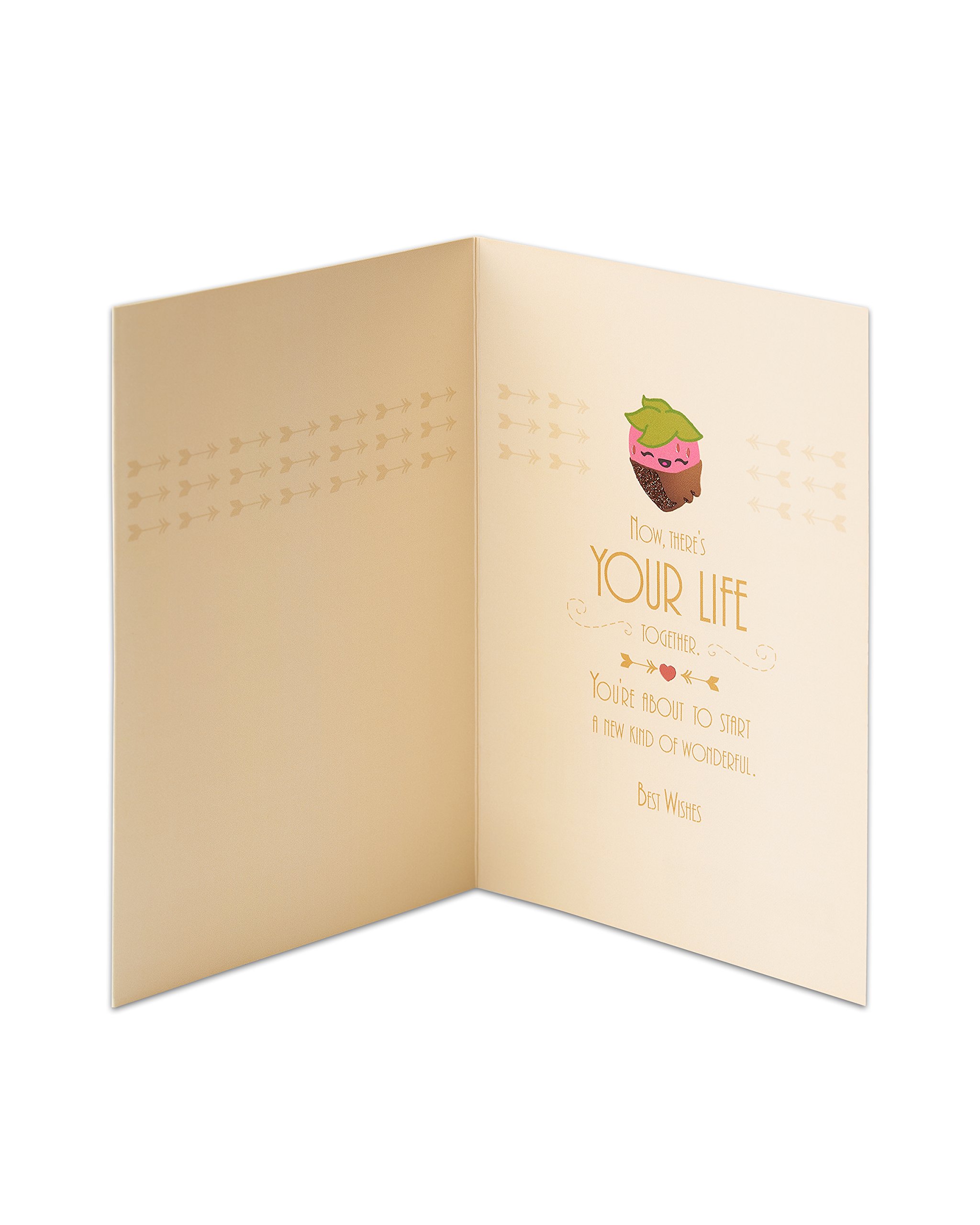 American Greetings Funny Wedding, Bridal Shower or Engagement Card (Chocolate Strawberry) - Image 2