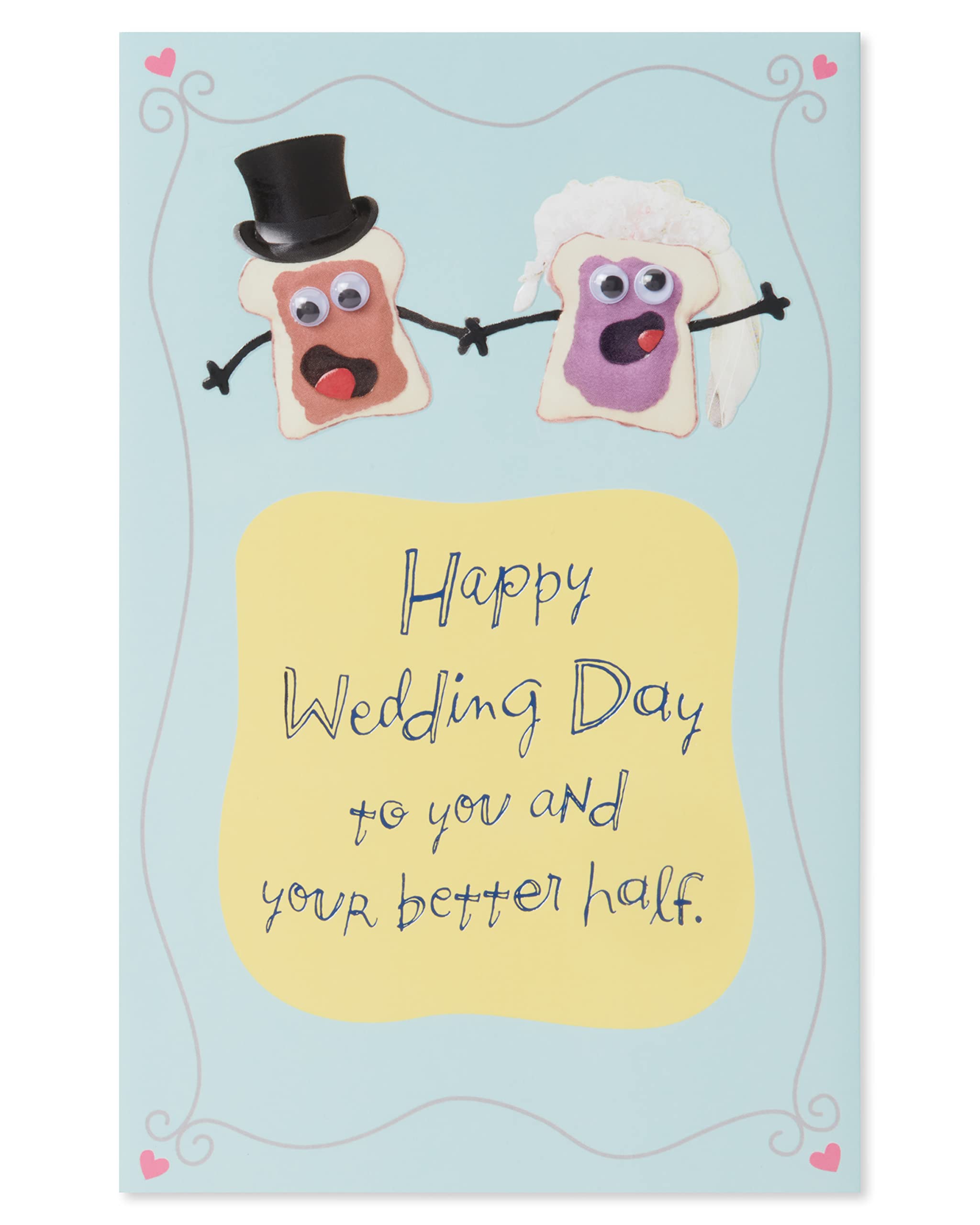 American Greetings Funny Wedding Card for Couple (Peanut Butter and Jelly) - Image 4