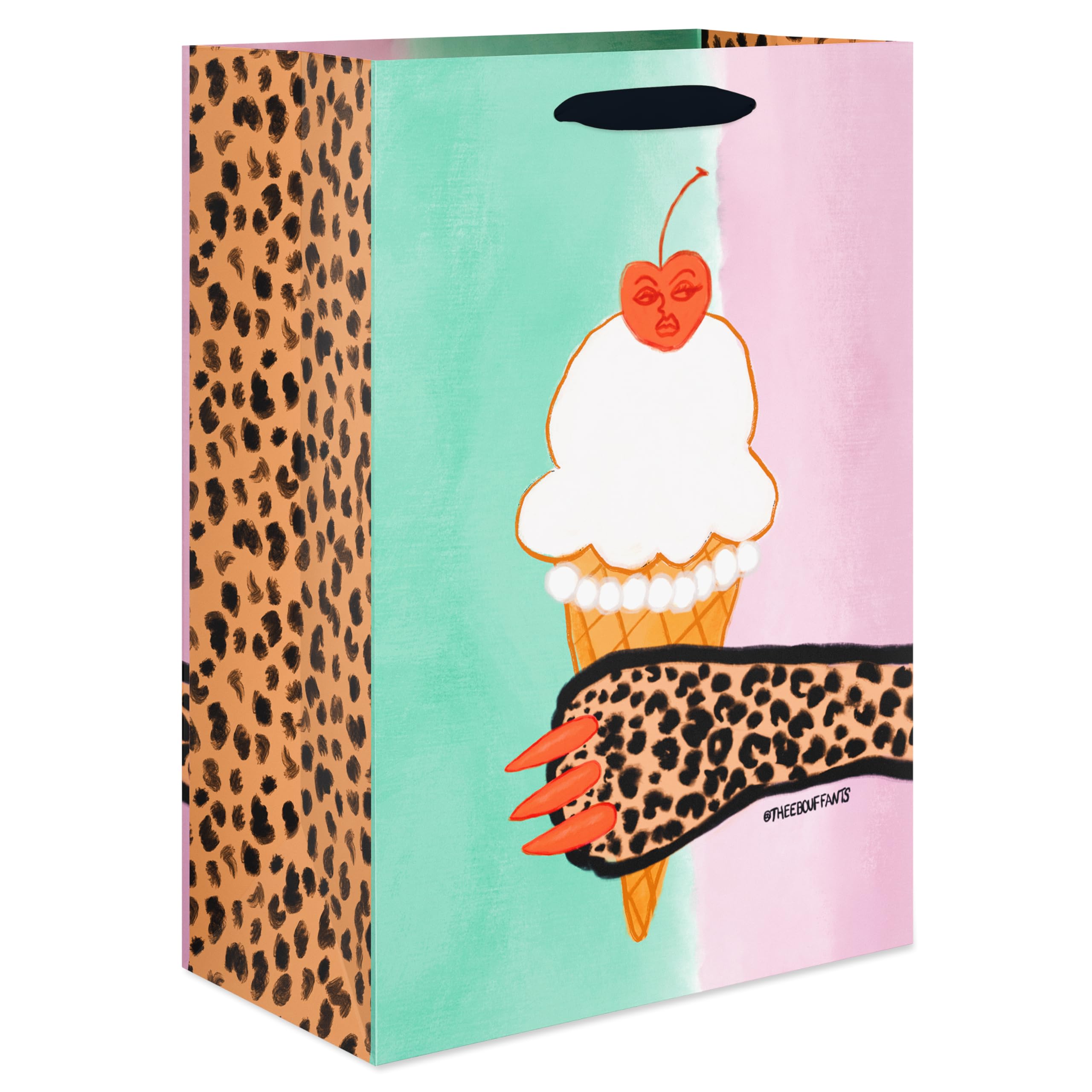 American Greetings Gift Bags for All Occasions- Designed by Bouffants & Broken Hearts (5-Count, 2 Medium 10" and 3 Large 12.75") - Image 3