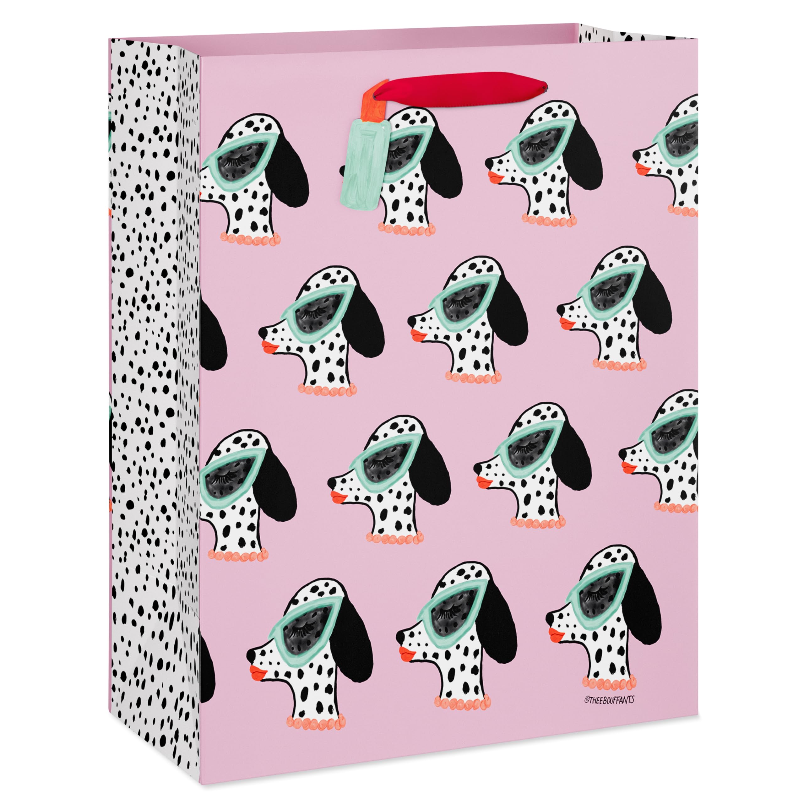American Greetings Gift Bags for All Occasions- Designed by Bouffants & Broken Hearts (5-Count, 2 Medium 10" and 3 Large 12.75") - Image 6