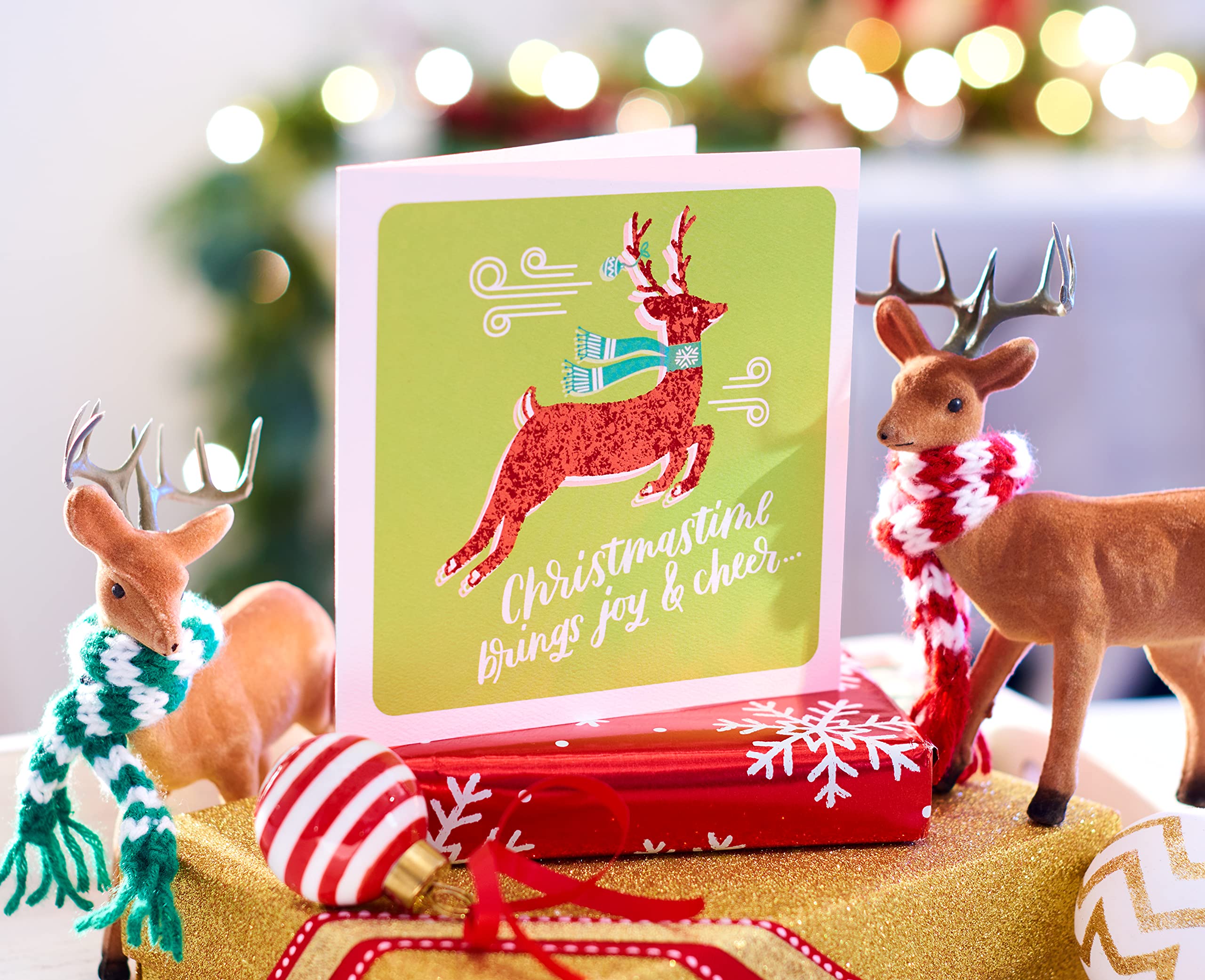 American Greetings Gift Card Holder Christmas Card (Merry Shopping) - Image 4