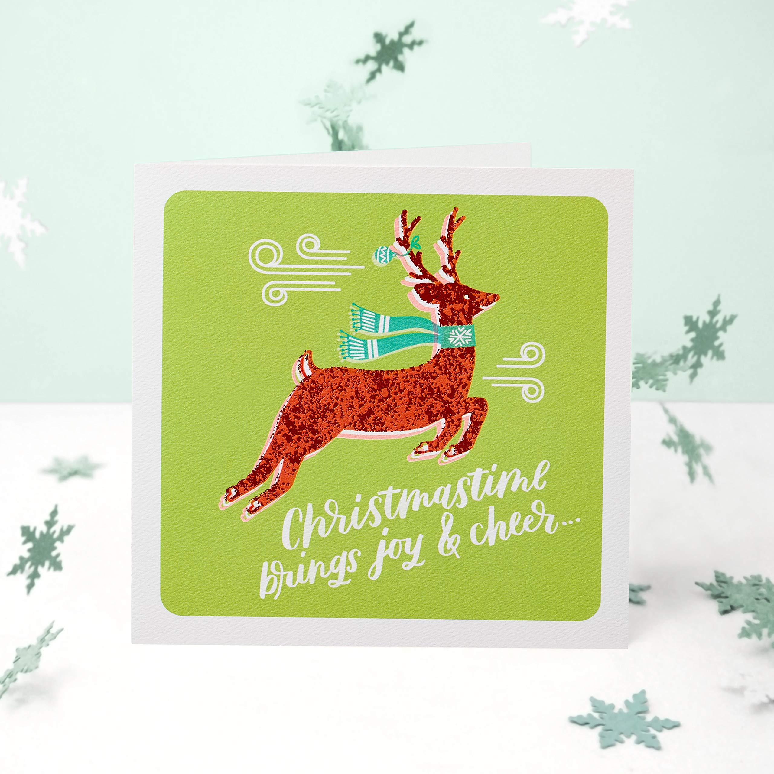 American Greetings Gift Card Holder Christmas Card (Merry Shopping) - Image 7