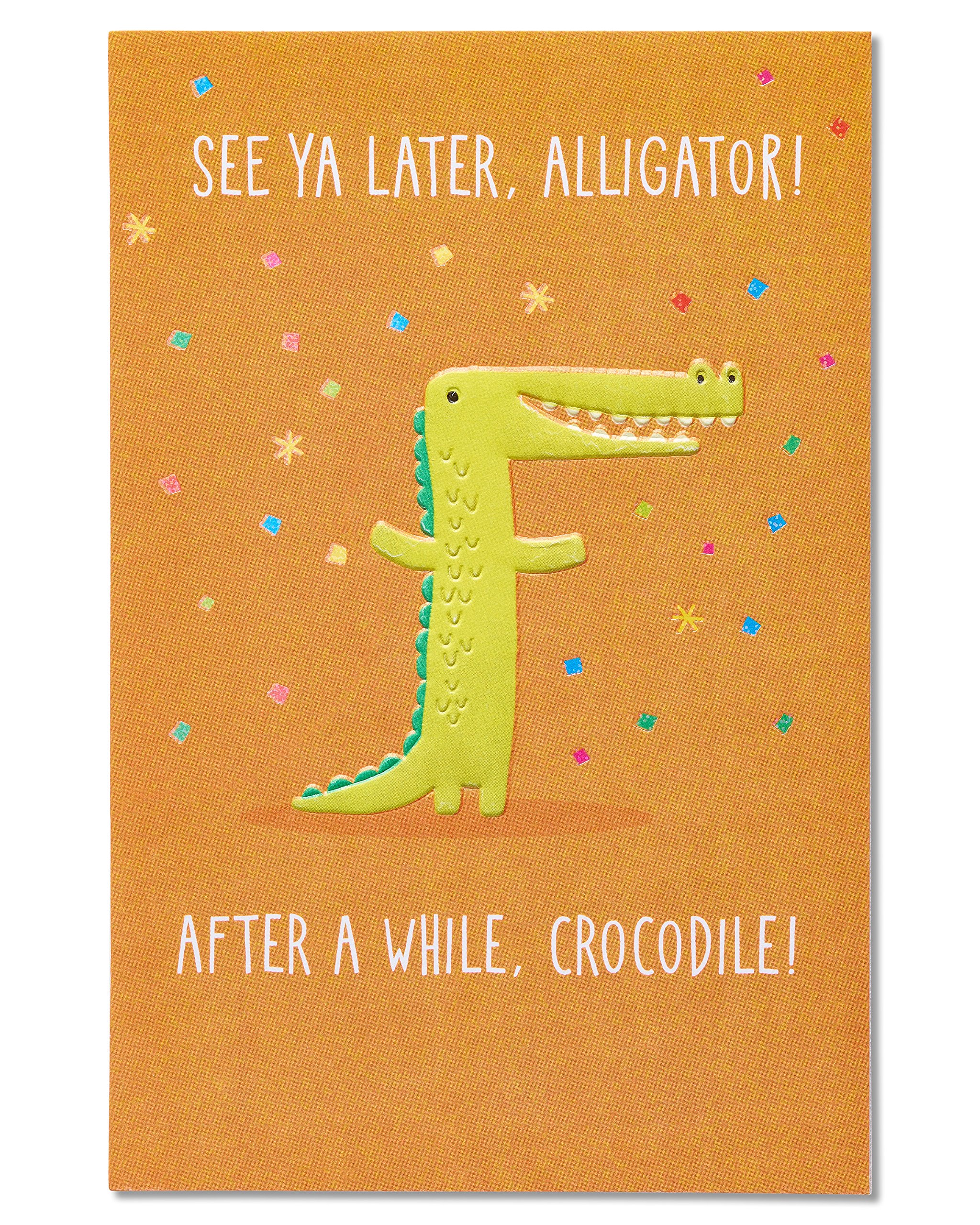 American Greetings Goodbye Card (See Ya Later Alligator) - Image 5