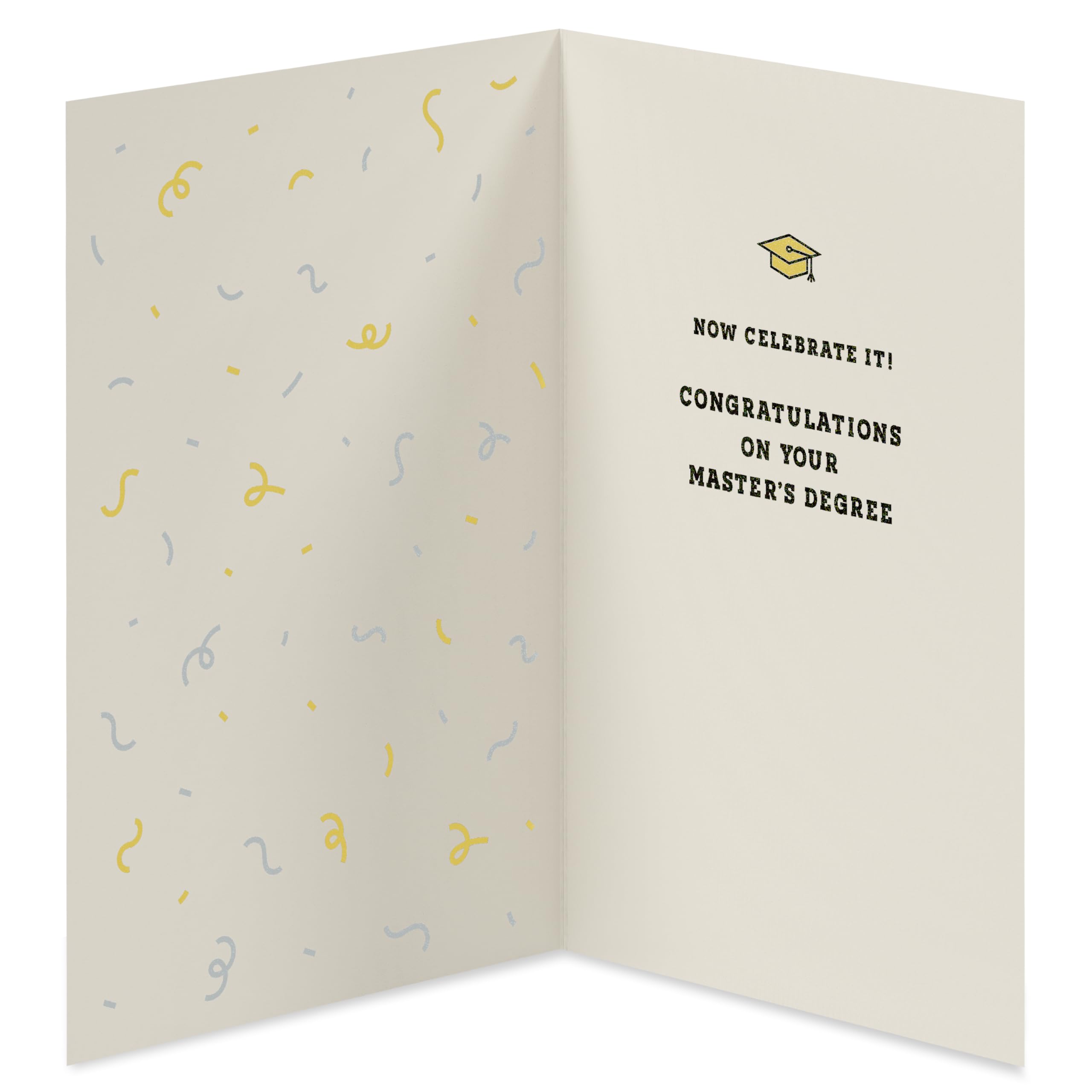 American Greetings Graduation Card for Master's Degree (Congratulations on Your Master's Degree) - Image 2