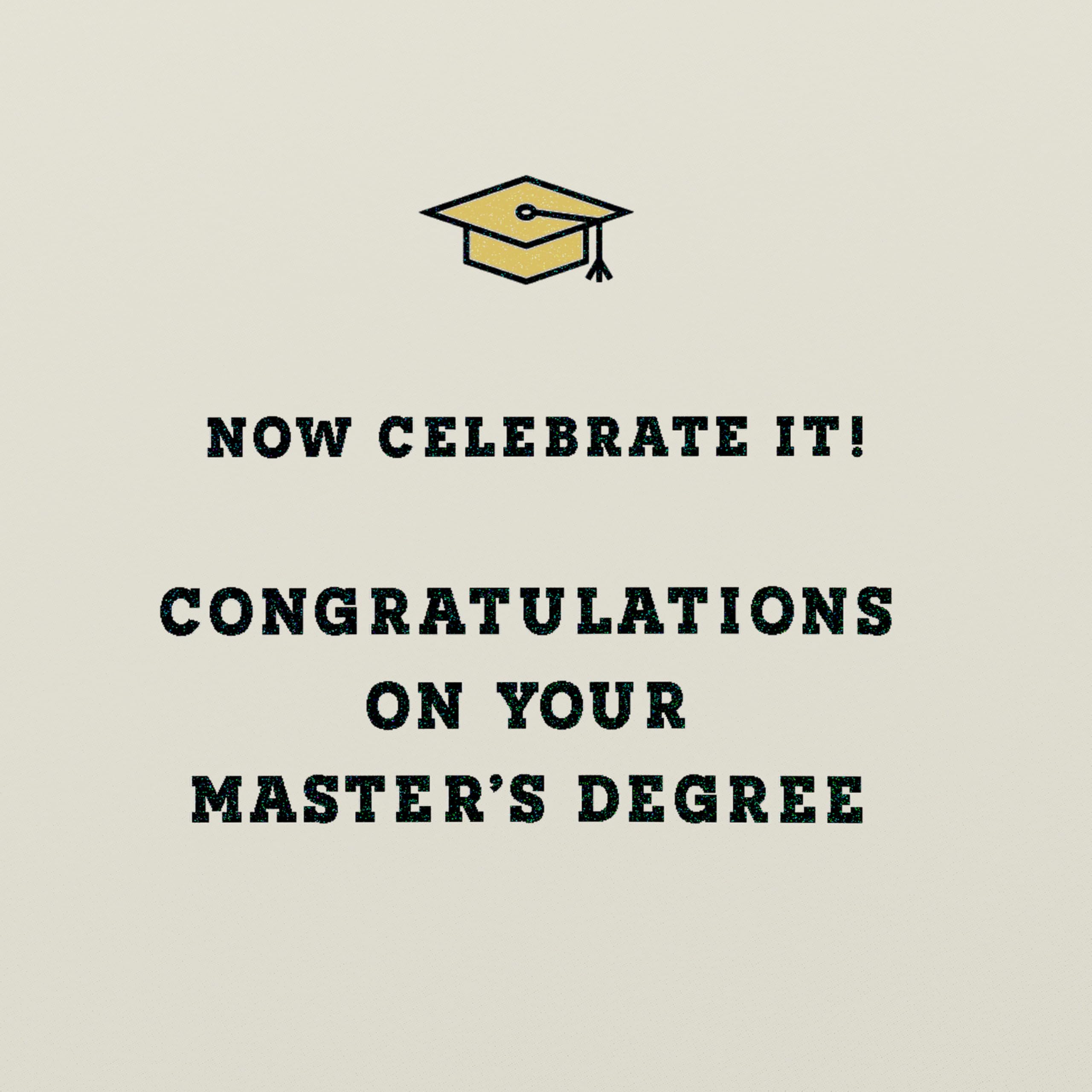 American Greetings Graduation Card for Master's Degree (Congratulations on Your Master's Degree) - Image 3