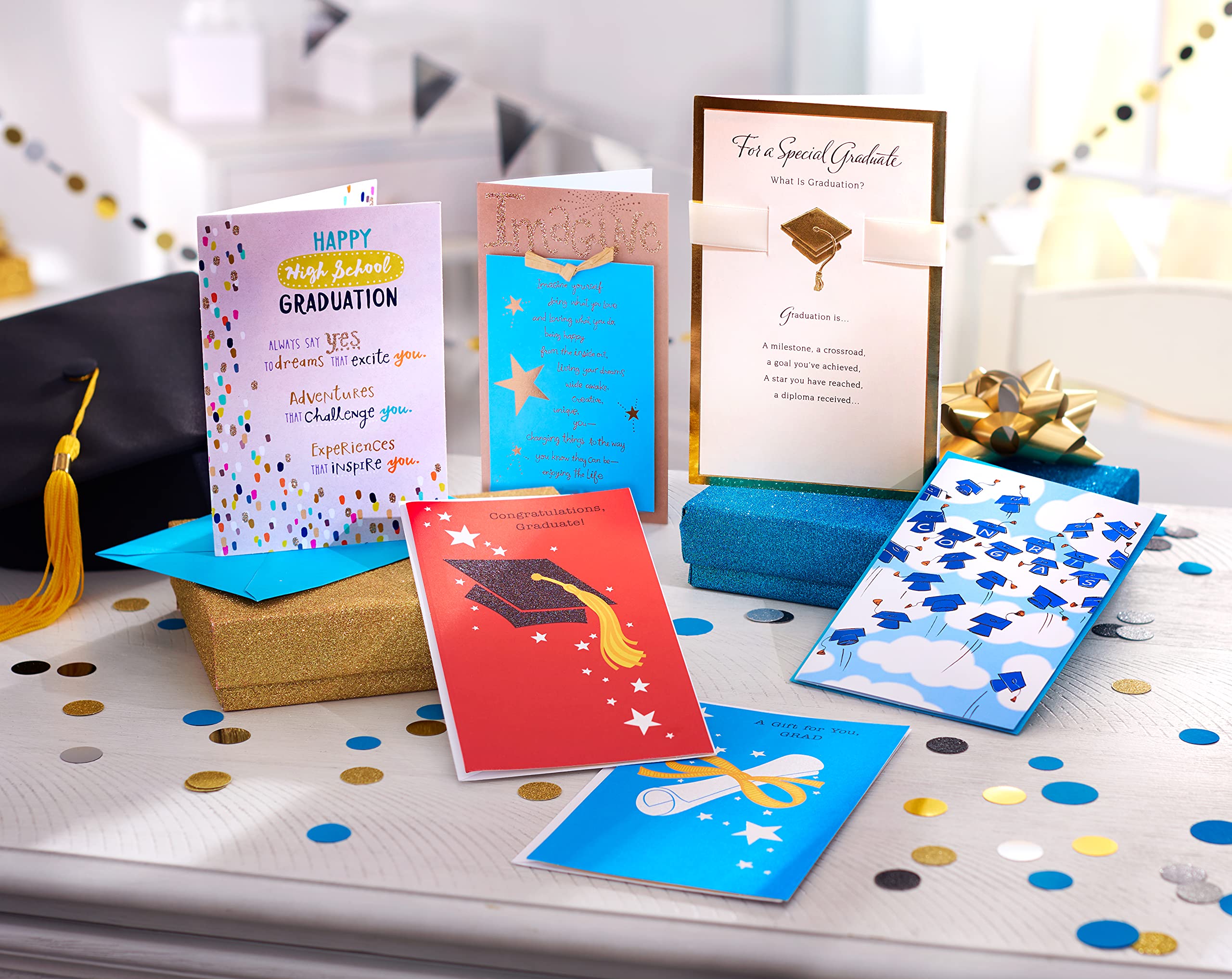 American Greetings Graduation Cards, Adds To The Joy and Bright Future (6 Count) - Image 8