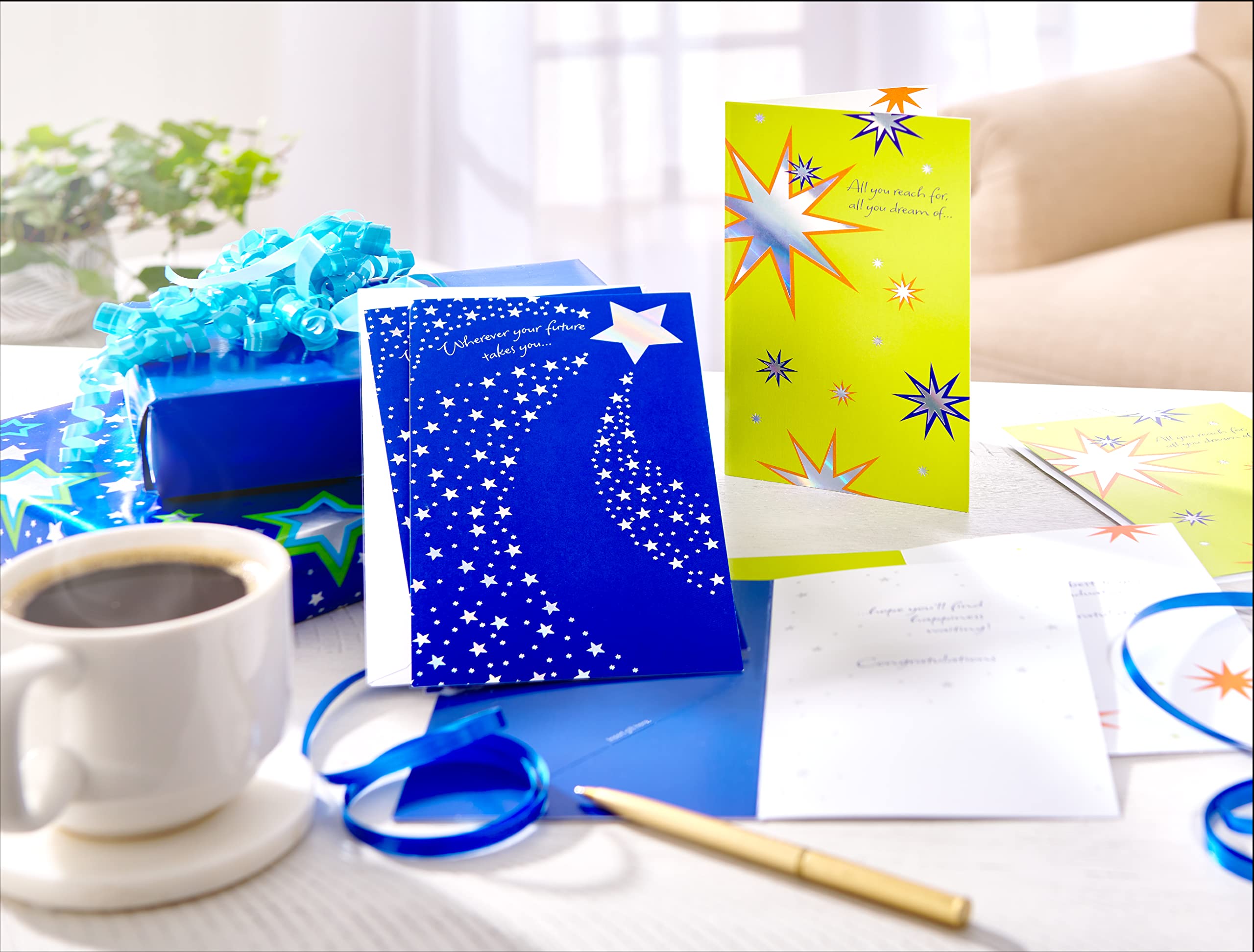 American Greetings Graduation Cards with Gift Card Holder, All The Best and Find Happiness Waiting (6 Count) - Image 6