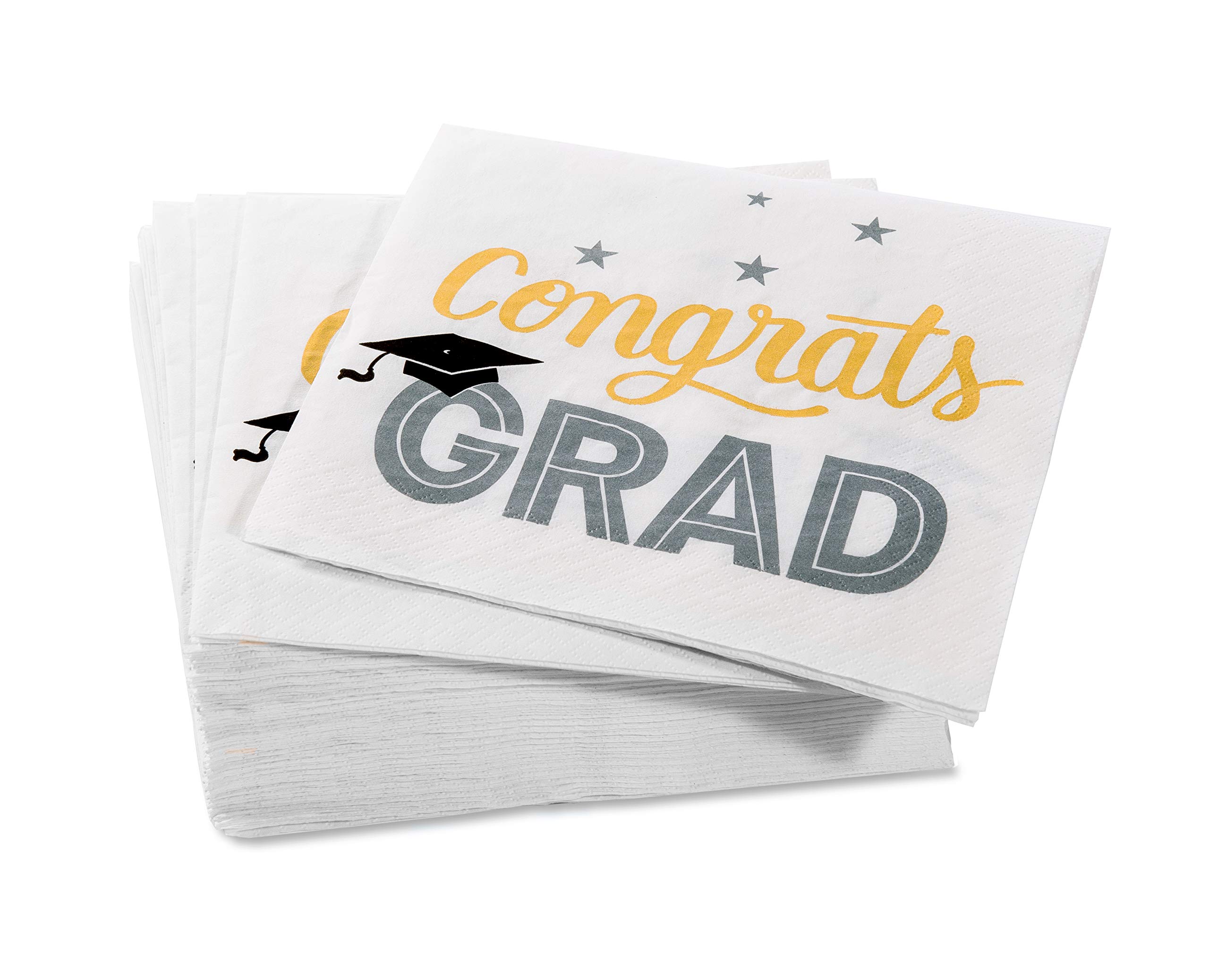American Greetings Graduation Party Supplies, Paper Napkins (50-Count) - Image 3