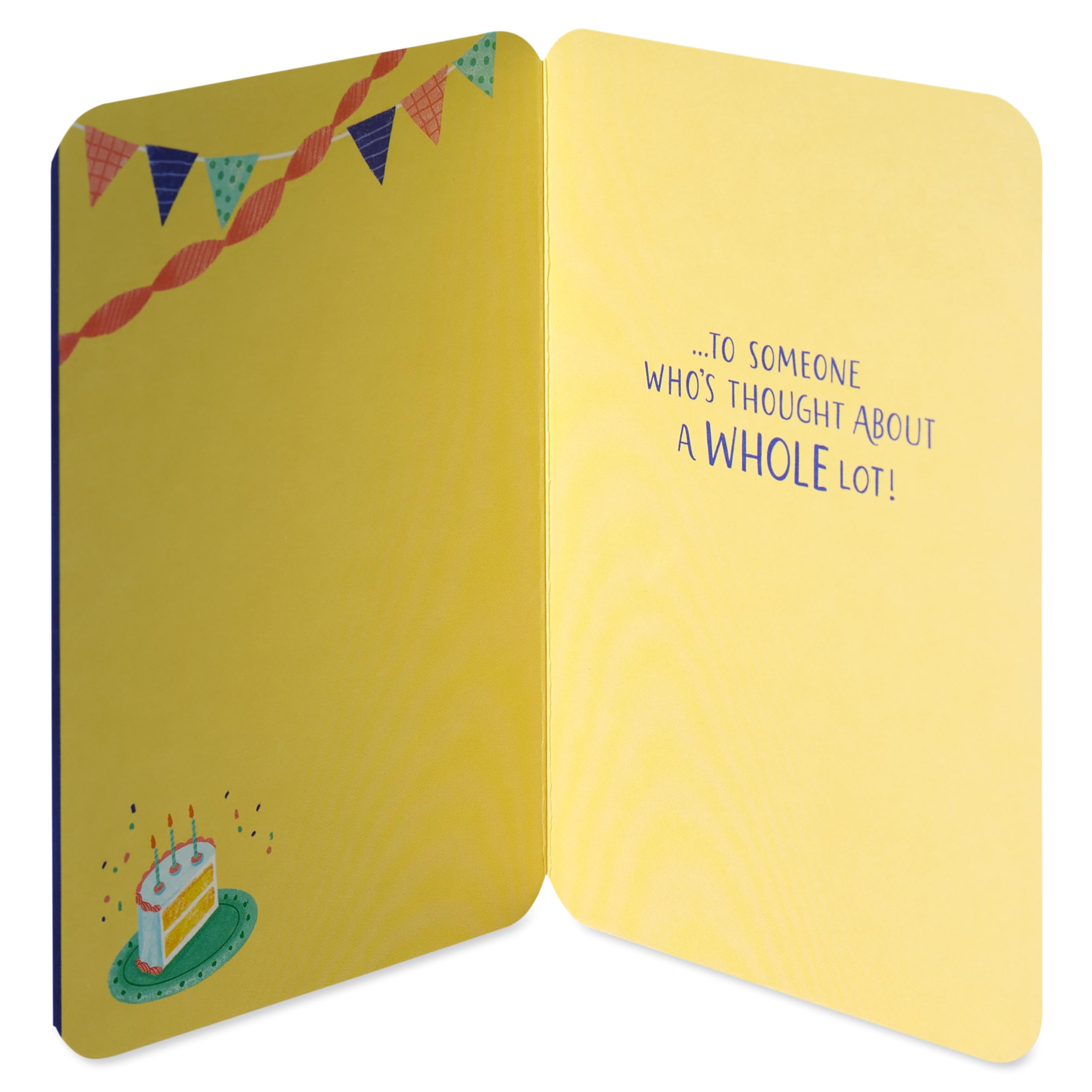 American Greetings Half-Birthday Card (A Whole Lot) - Image 2