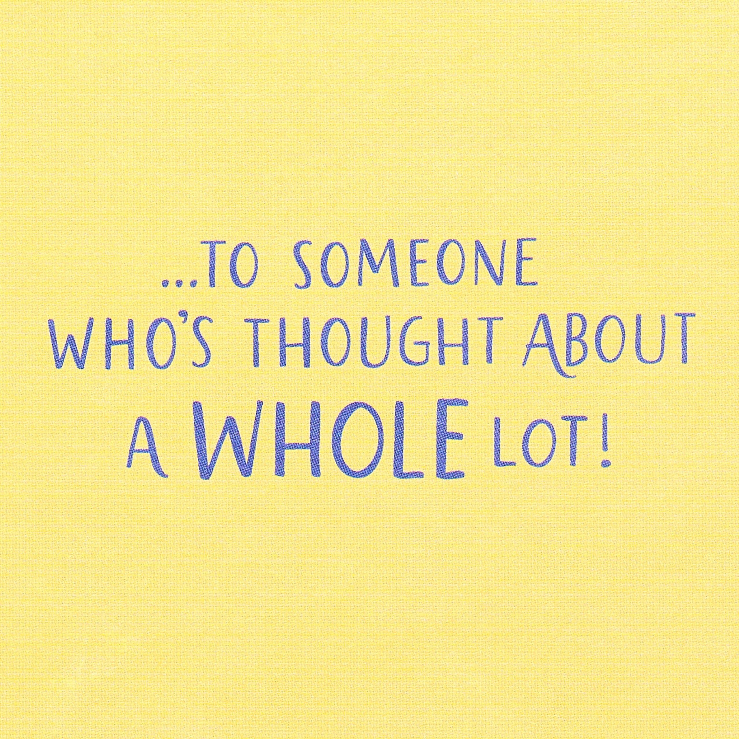 American Greetings Half-Birthday Card (A Whole Lot) - Image 3