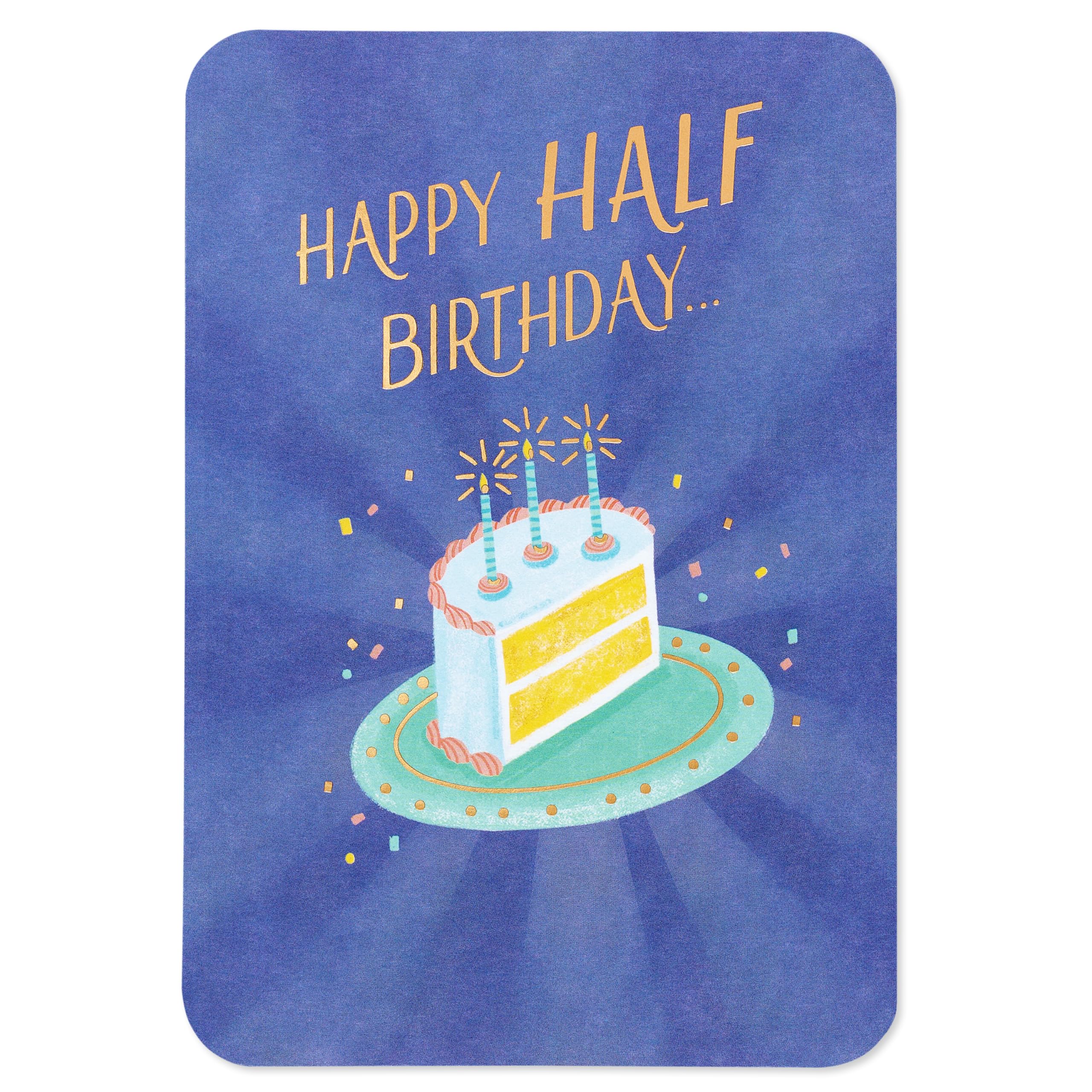American Greetings Half-Birthday Card (A Whole Lot) - Image 4