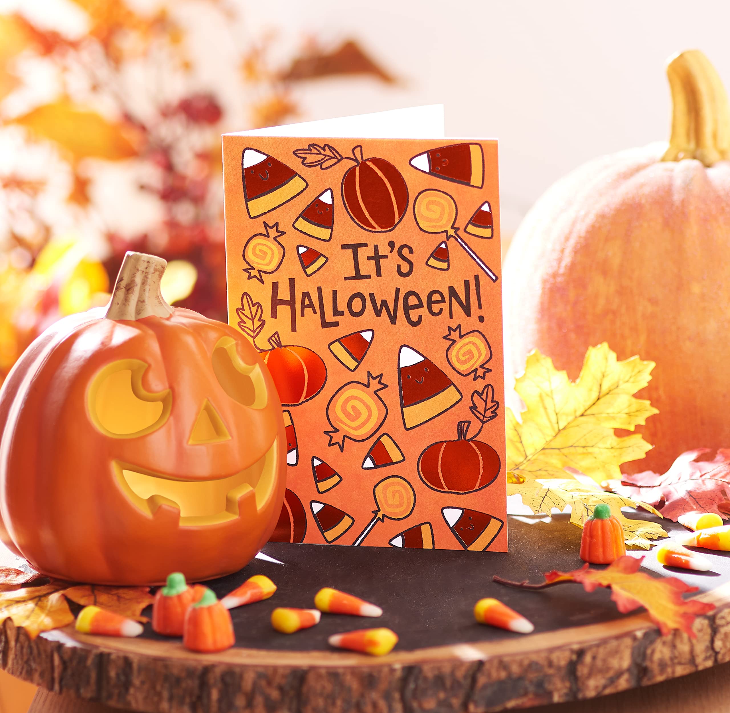 American Greetings Halloween Cards for Kids, Bag Full of Candy (6-Count) - Image 6