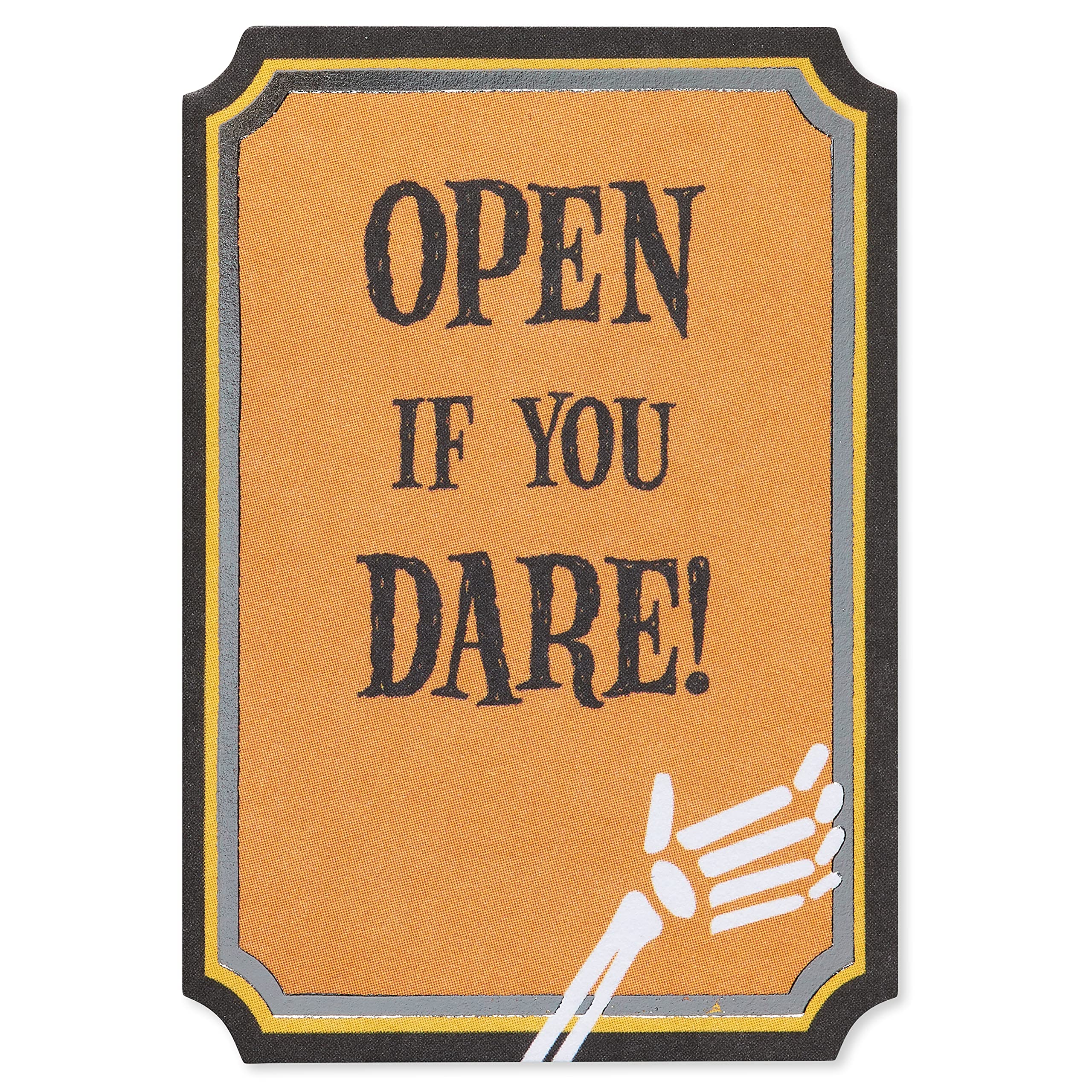 American Greetings Halloween Pop Up Card, Displayable 3D Spooky Ghosts Pop Up Halloween Card for Kids, Adults, Boo Baskets (Open If You Dare) with Removable Mini Note for Personalized Message - Image 4