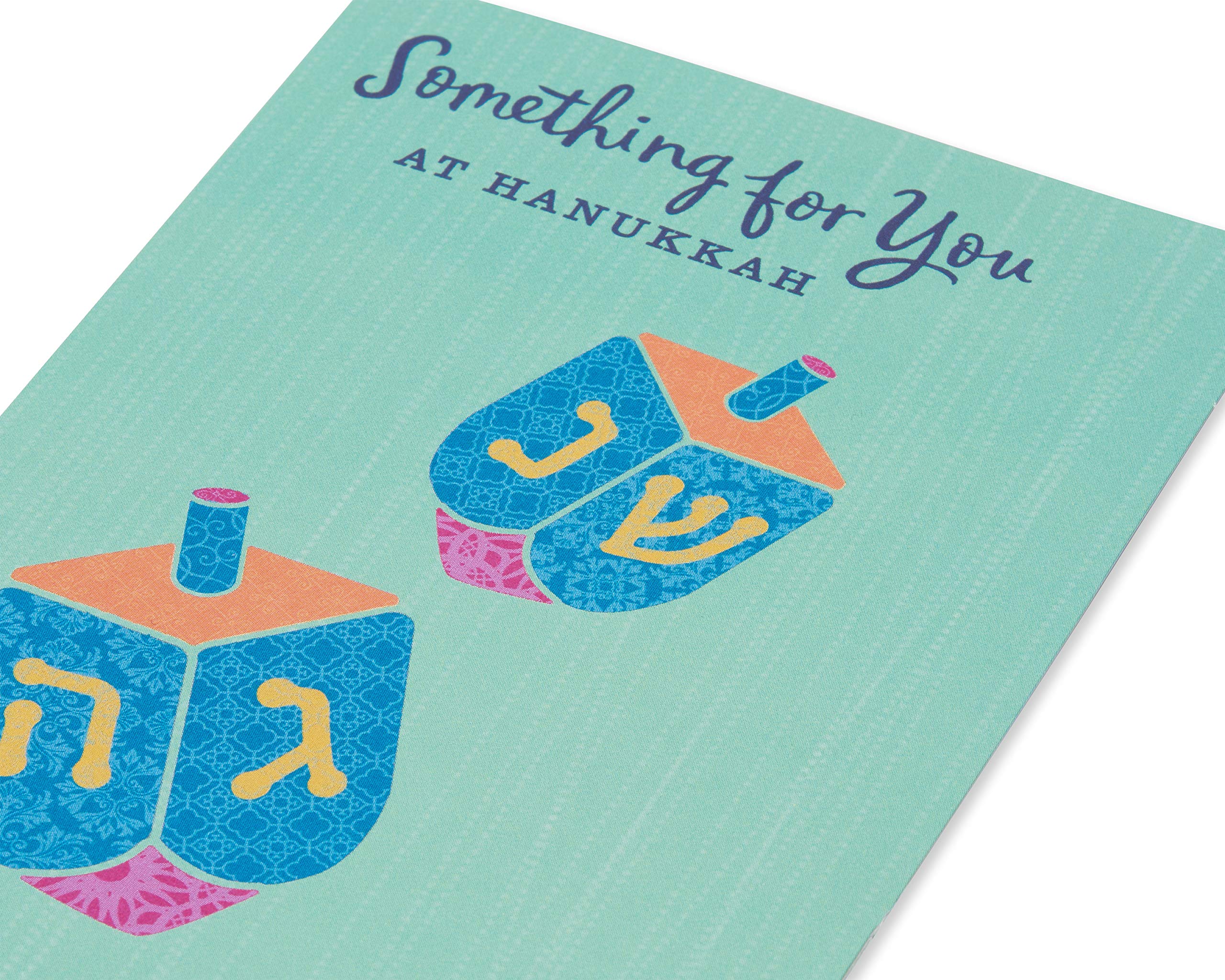 American Greetings Hanukkah Cards, Holiday Money and Gift Card Holder Cards, Dreidels (6-Count) - Image 3