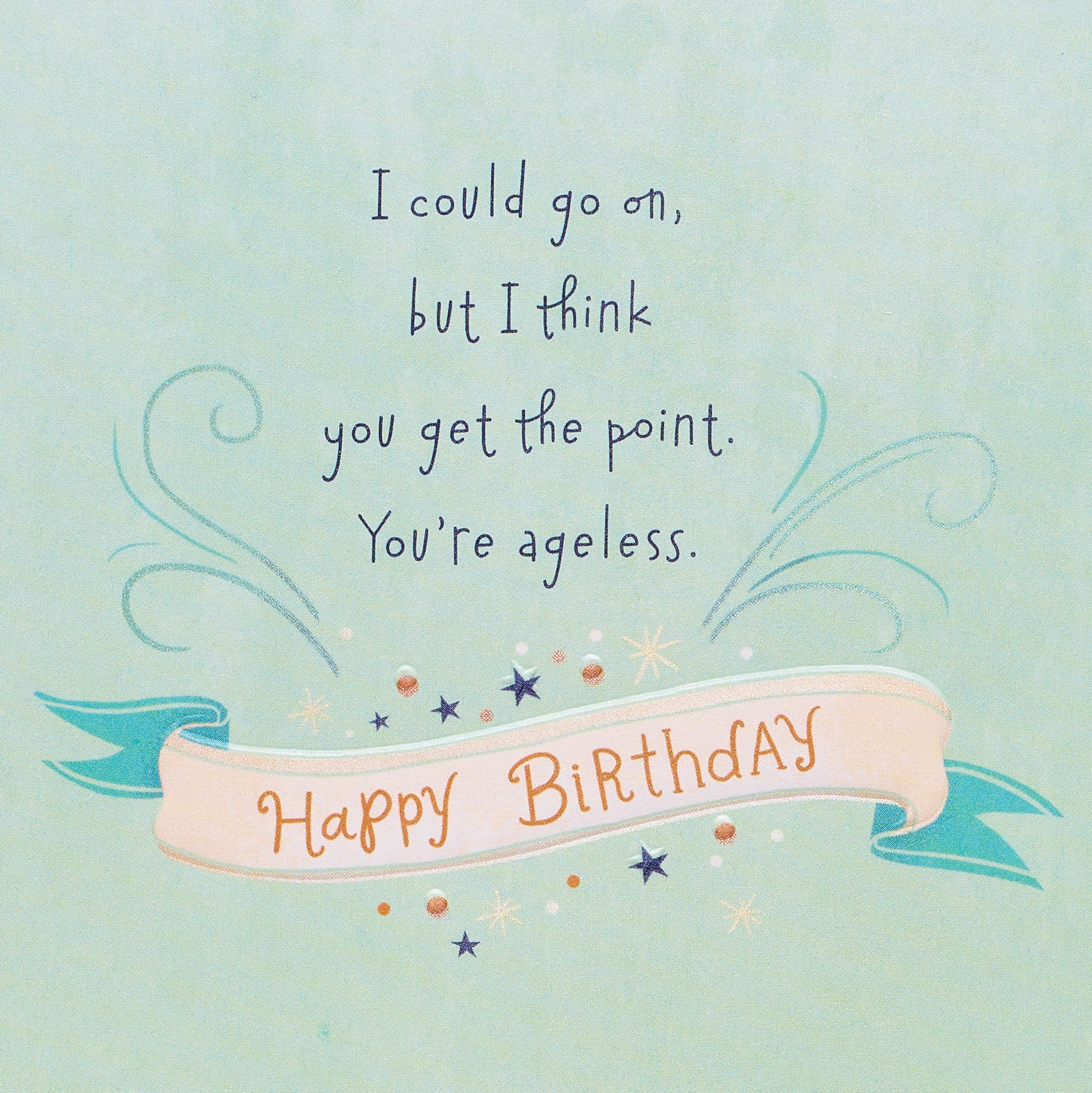 American Greetings Happy Birthday Card for Her (You're Ageless) - Image 3