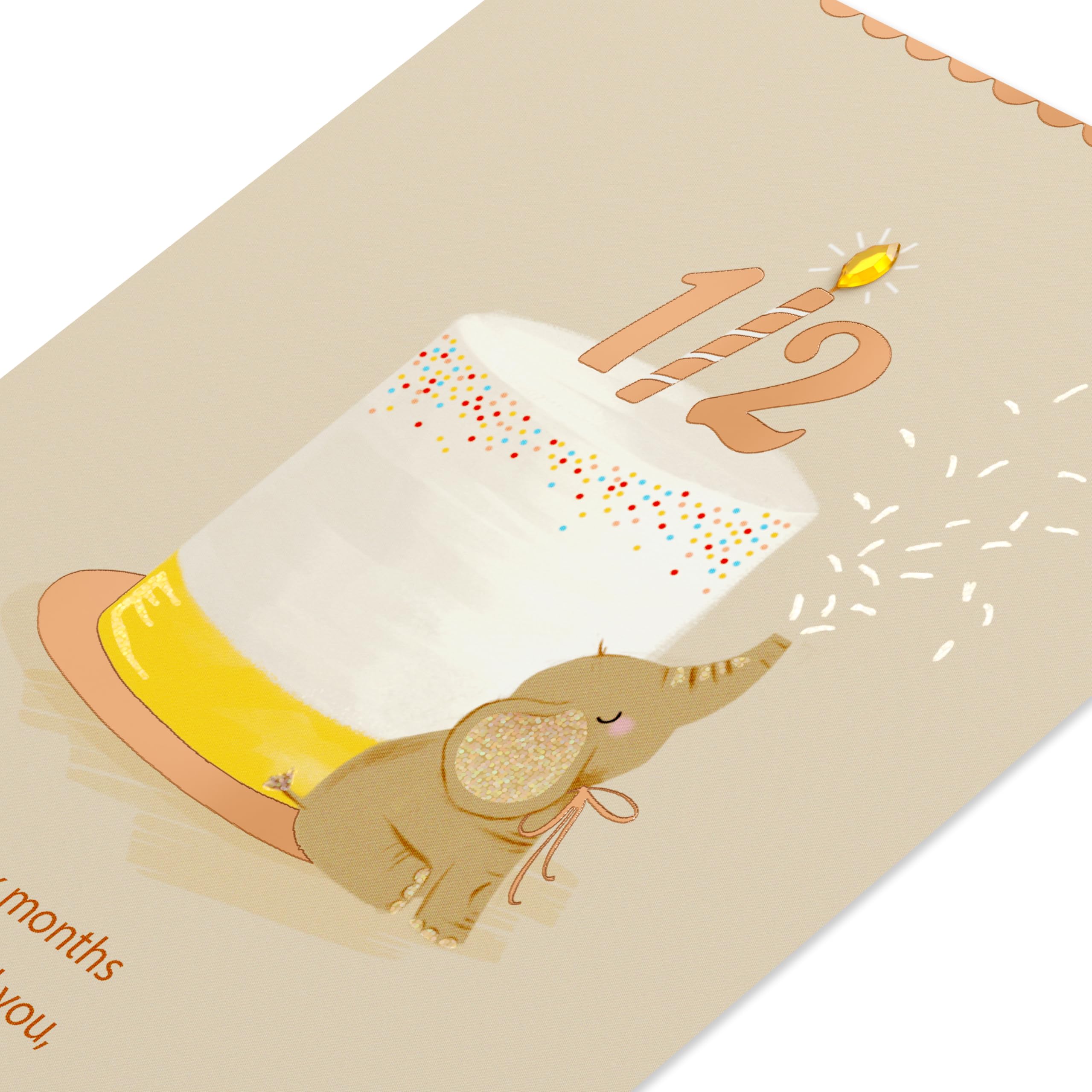 American Greetings Happy Half Birthday Card for Baby, Gender Neutral (Halfway to One!) - Image 4