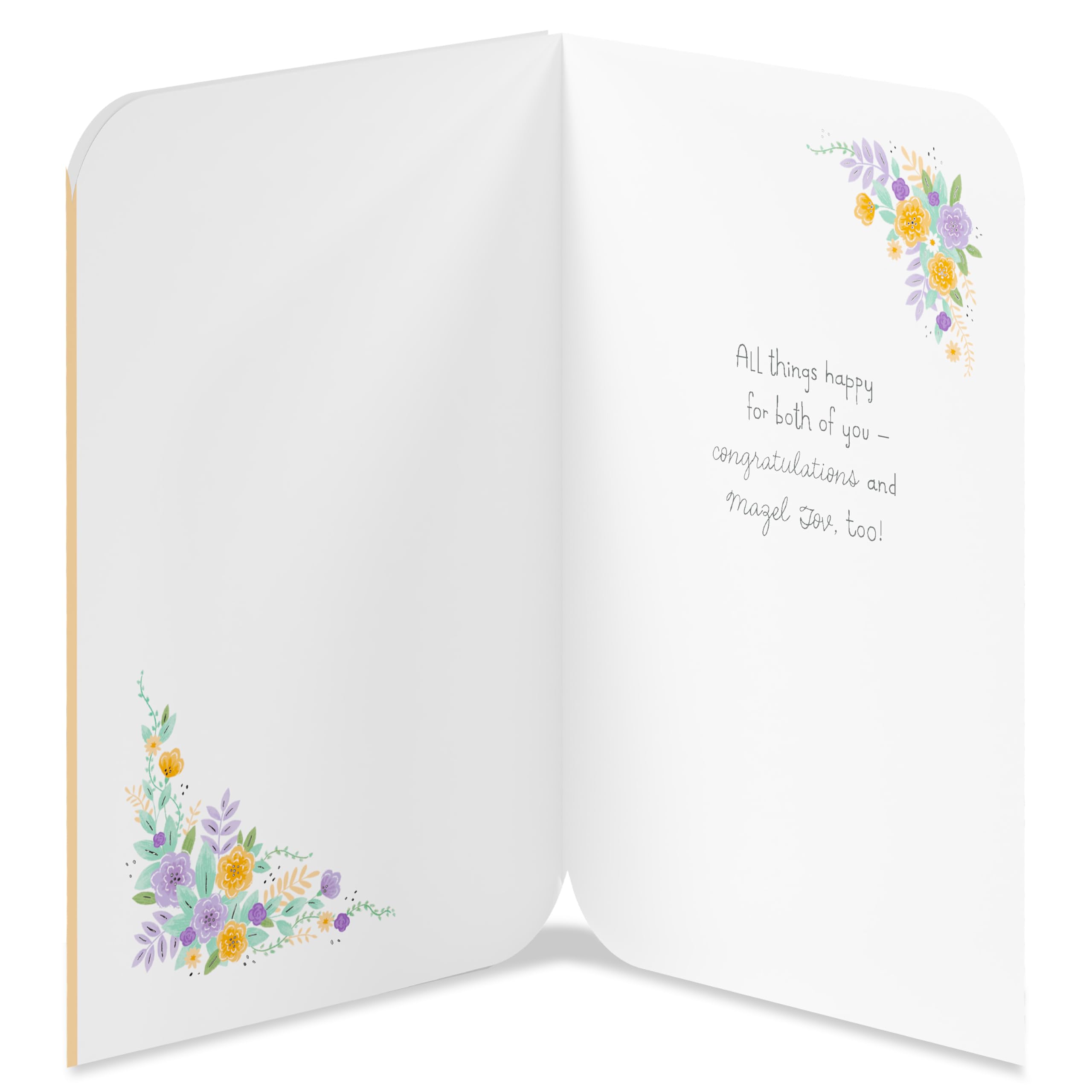 American Greetings Jewish Wedding Card (Mazel Tov) - Image 2