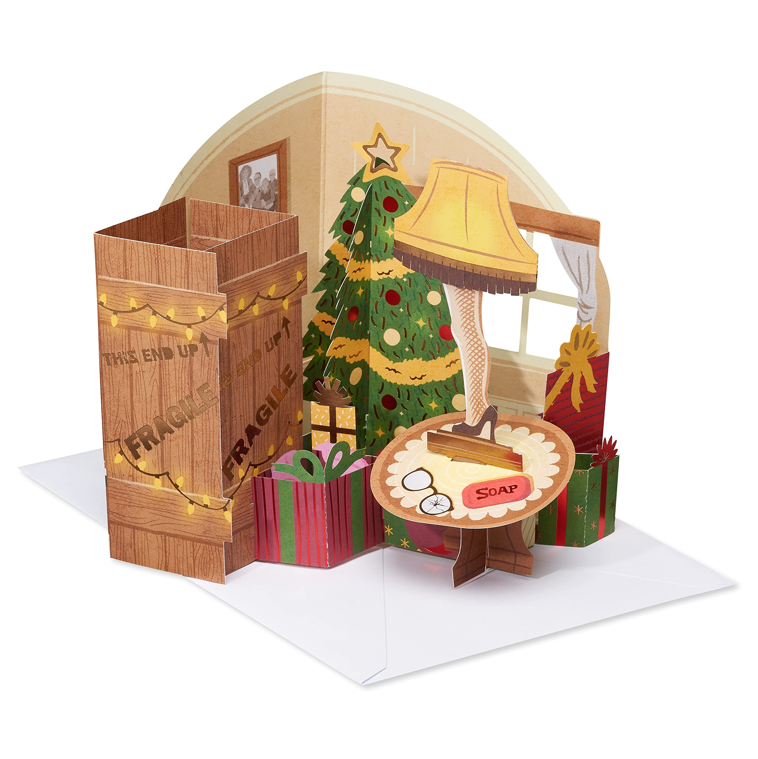 American Greetings Magic Moments A Christmas Story Pop Up Christmas Card (A Real Winner) - Image 4