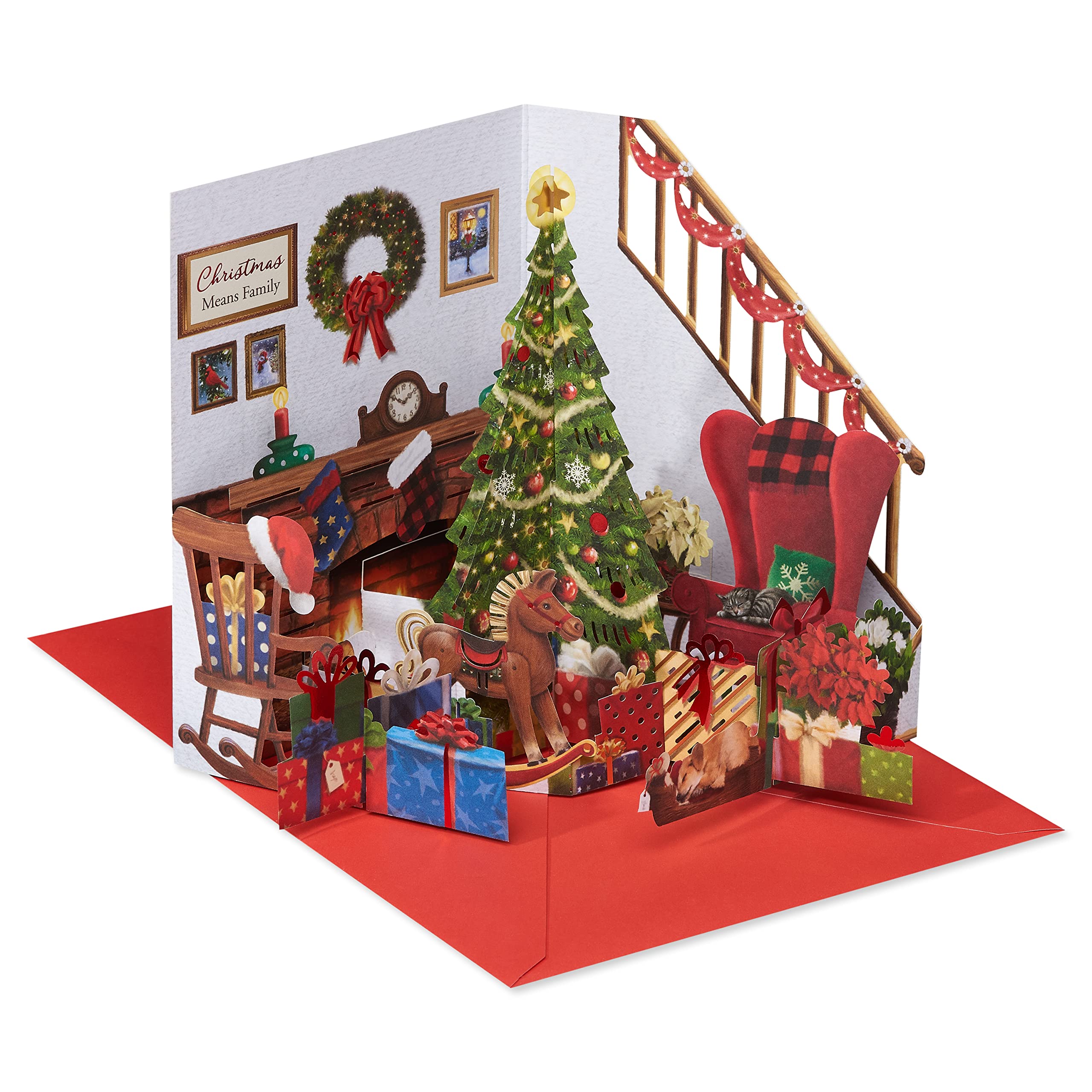 American Greetings Magic Moments Pop Up Christmas Card (Sharing Christmas With You) - Image 4