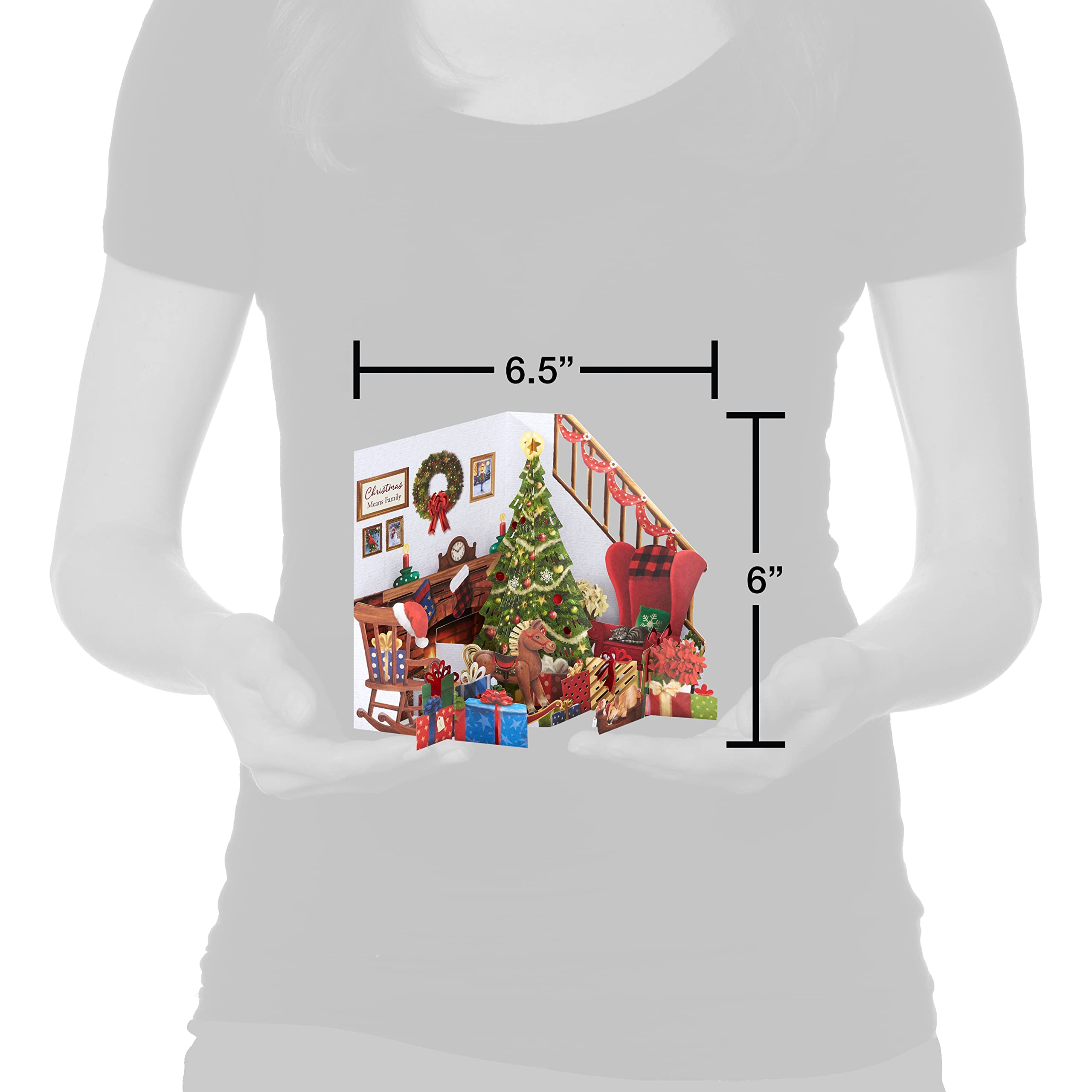 American Greetings Magic Moments Pop Up Christmas Card (Sharing Christmas With You) - Image 6