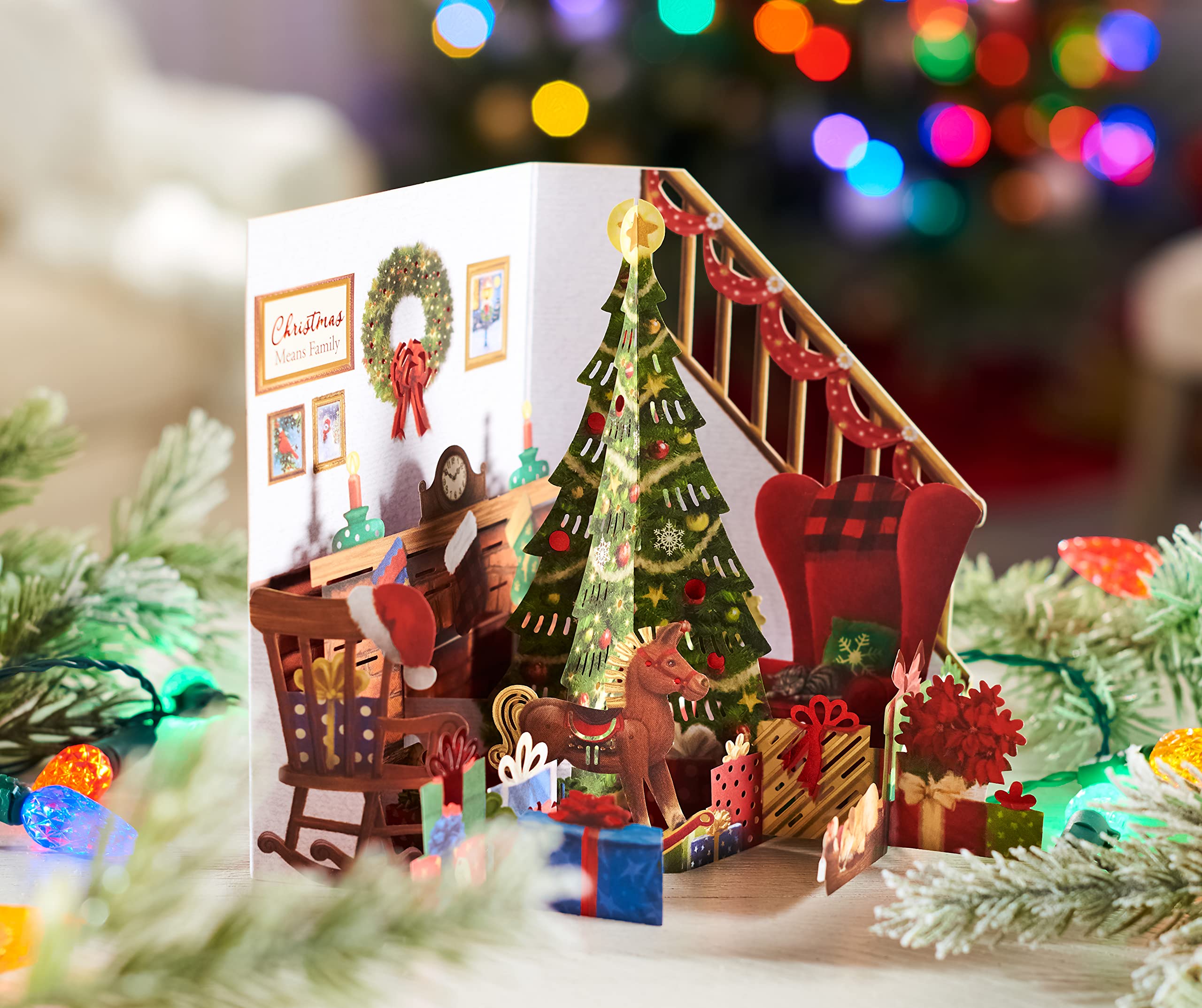 American Greetings Magic Moments Pop Up Christmas Card (Sharing Christmas With You) - Image 8