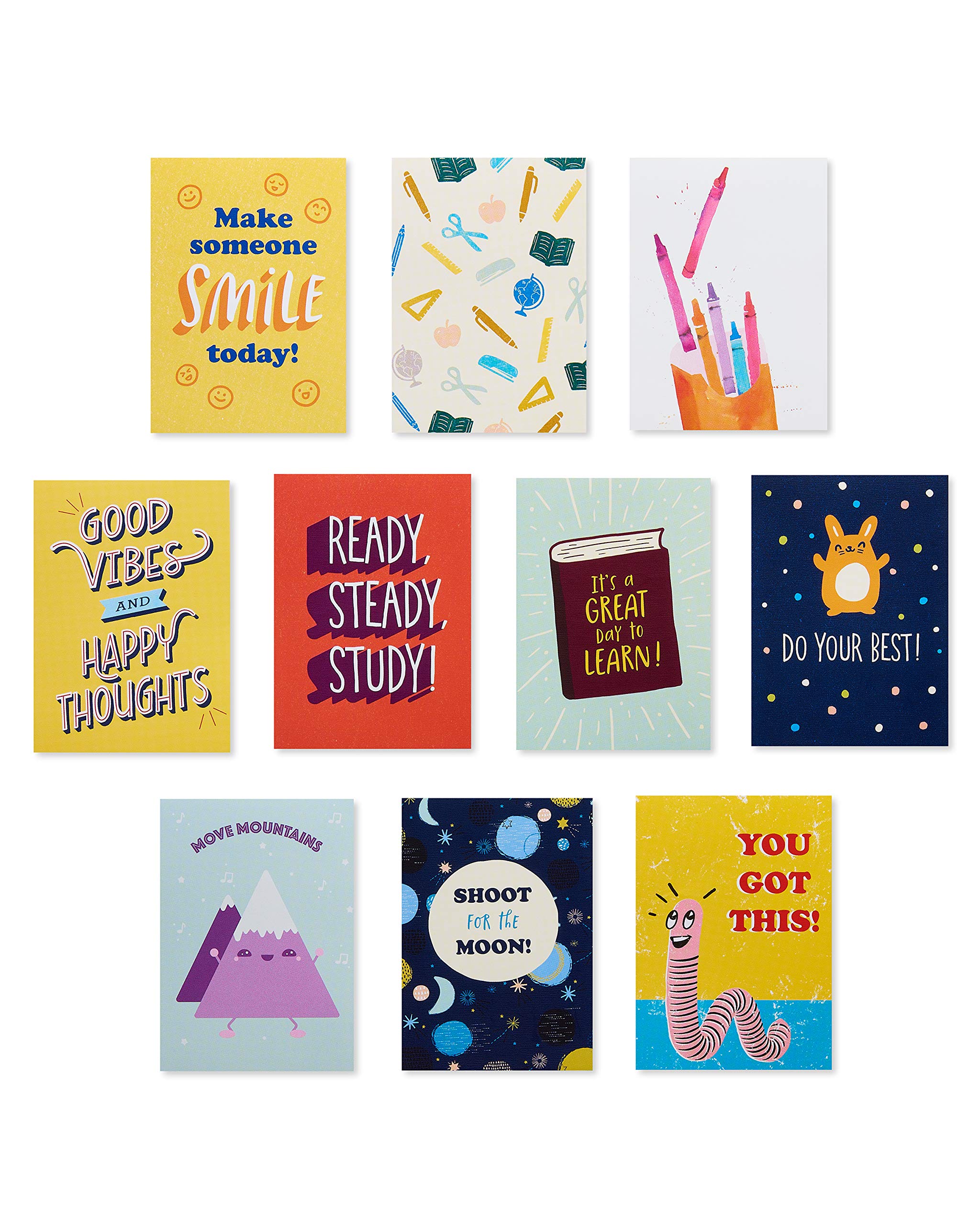 American Greetings Mini Note Cards for Kids, Thinking of You (40-Count) - Image 4