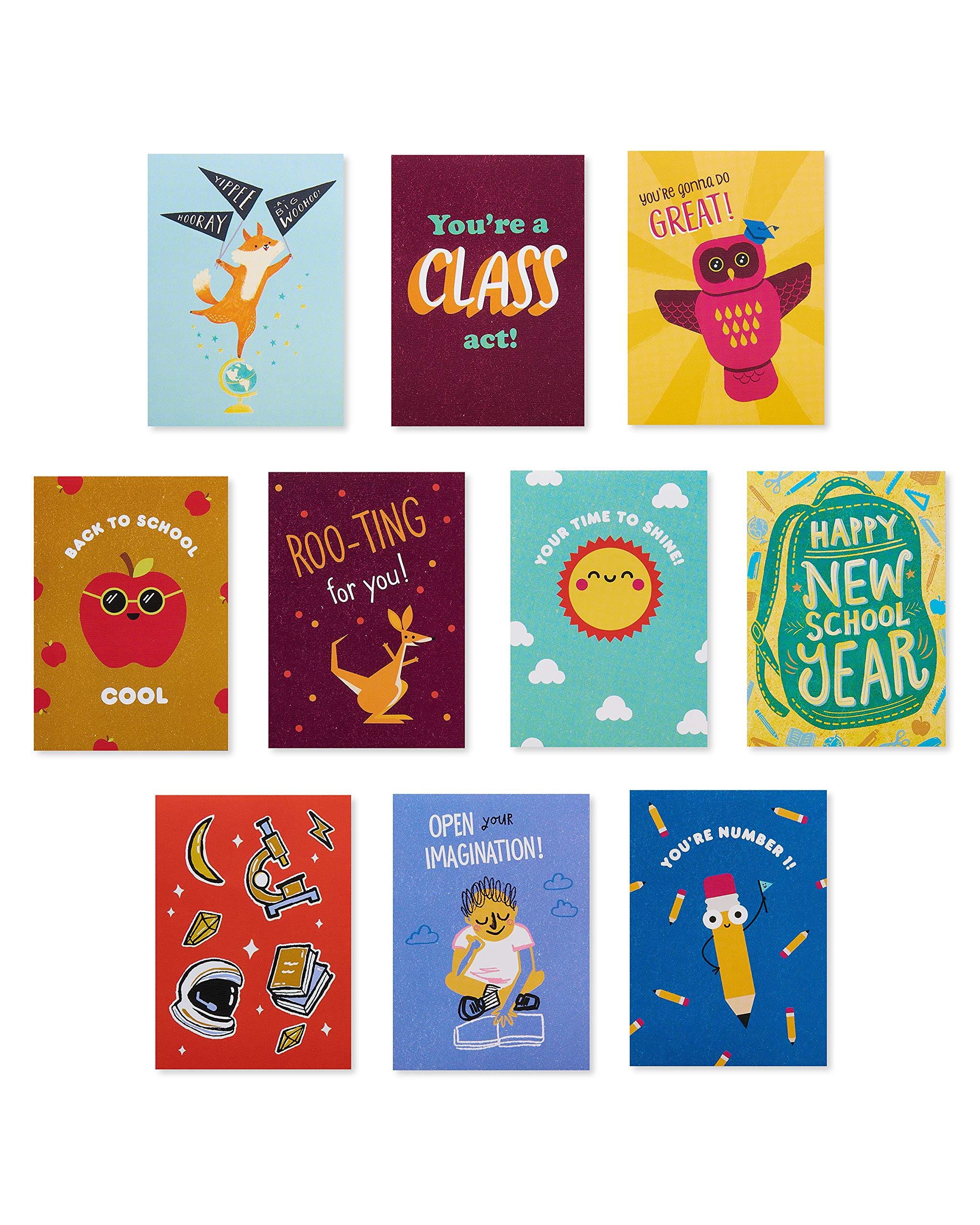 American Greetings Mini Note Cards for Kids, Thinking of You (40-Count) - Image 5