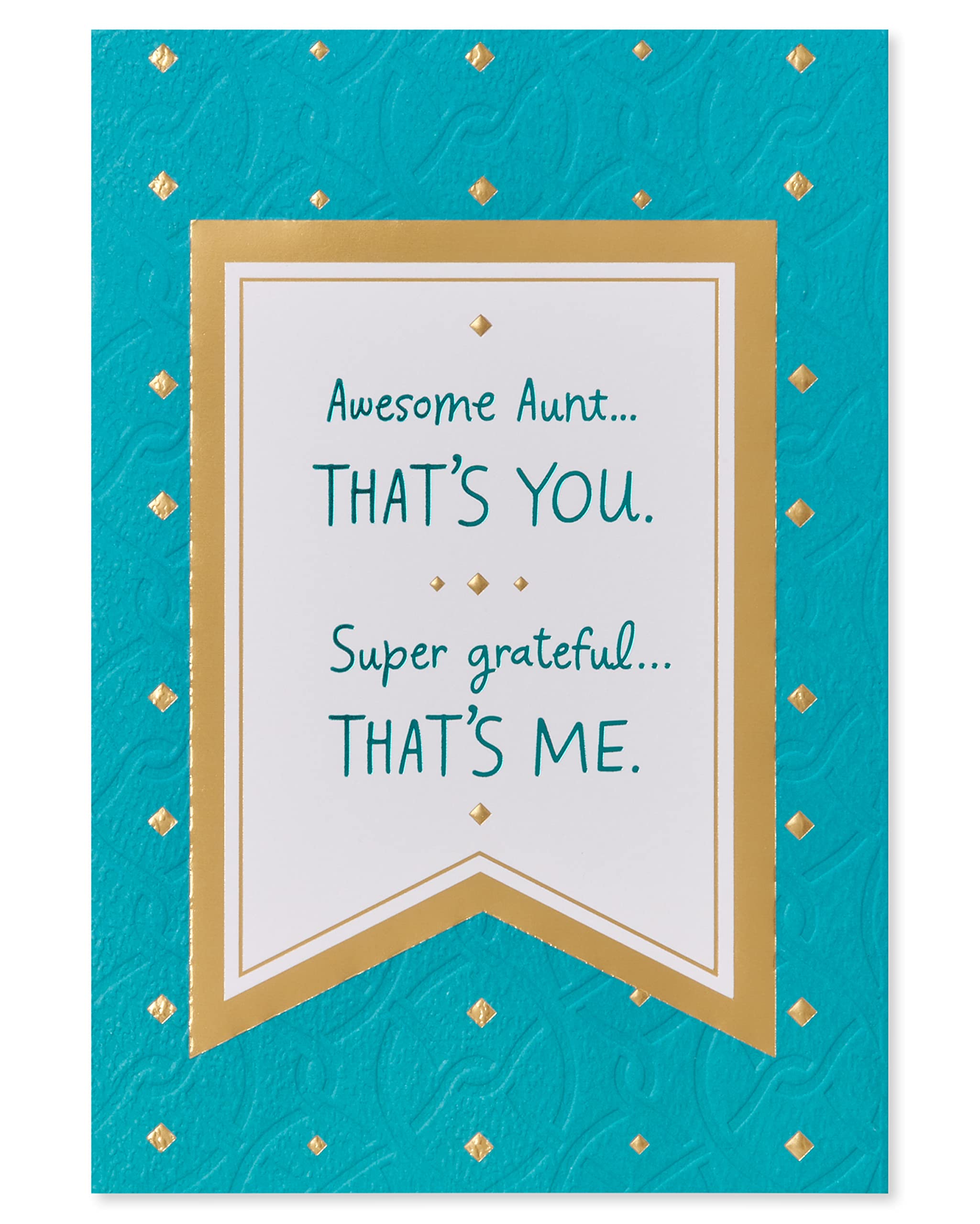 American Greetings Mothers Day Card for Aunt (You Really Are The Best) - Image 4