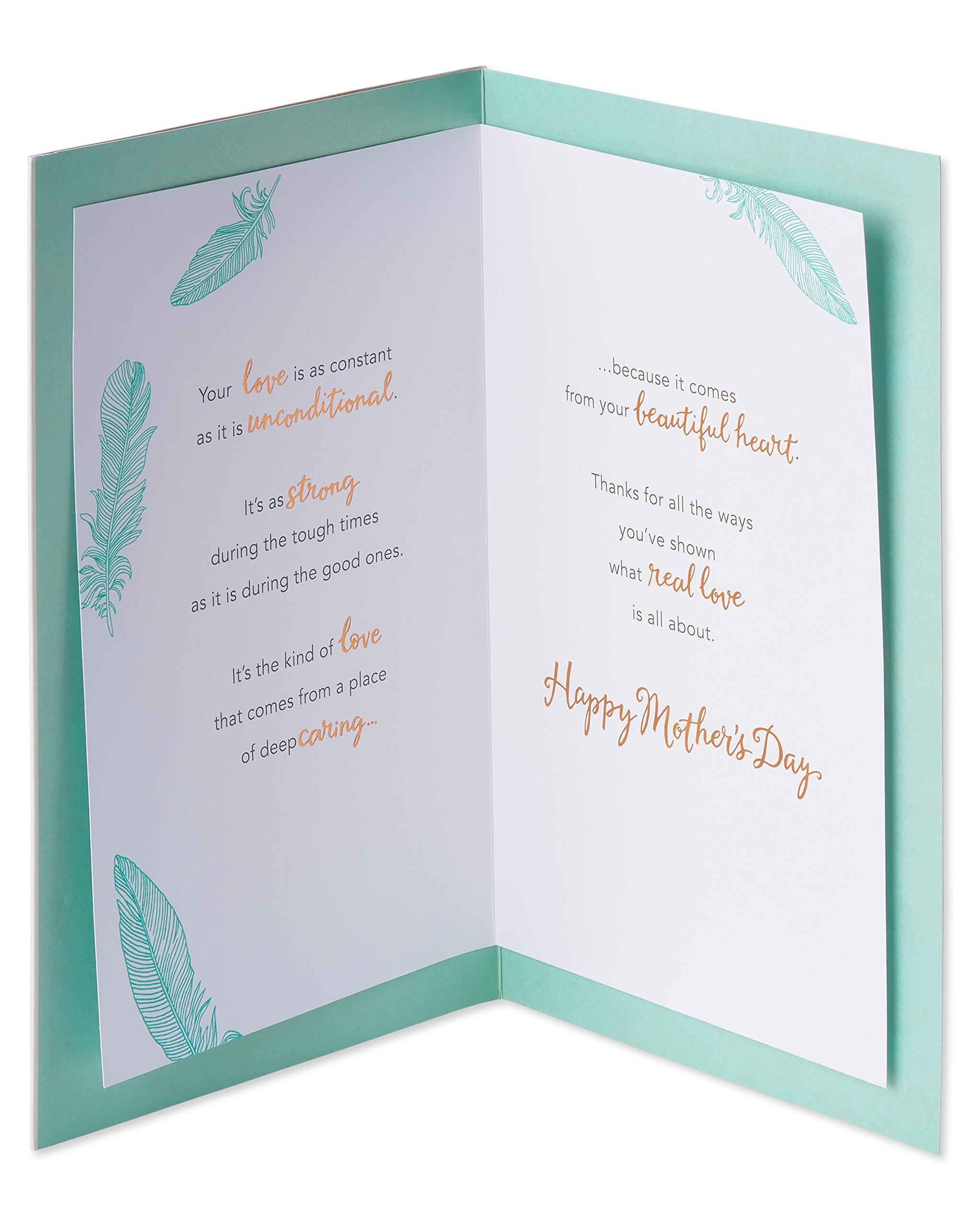 American Greetings Mothers Day Card For Mom (Your Love is Unconditional) - Image 2