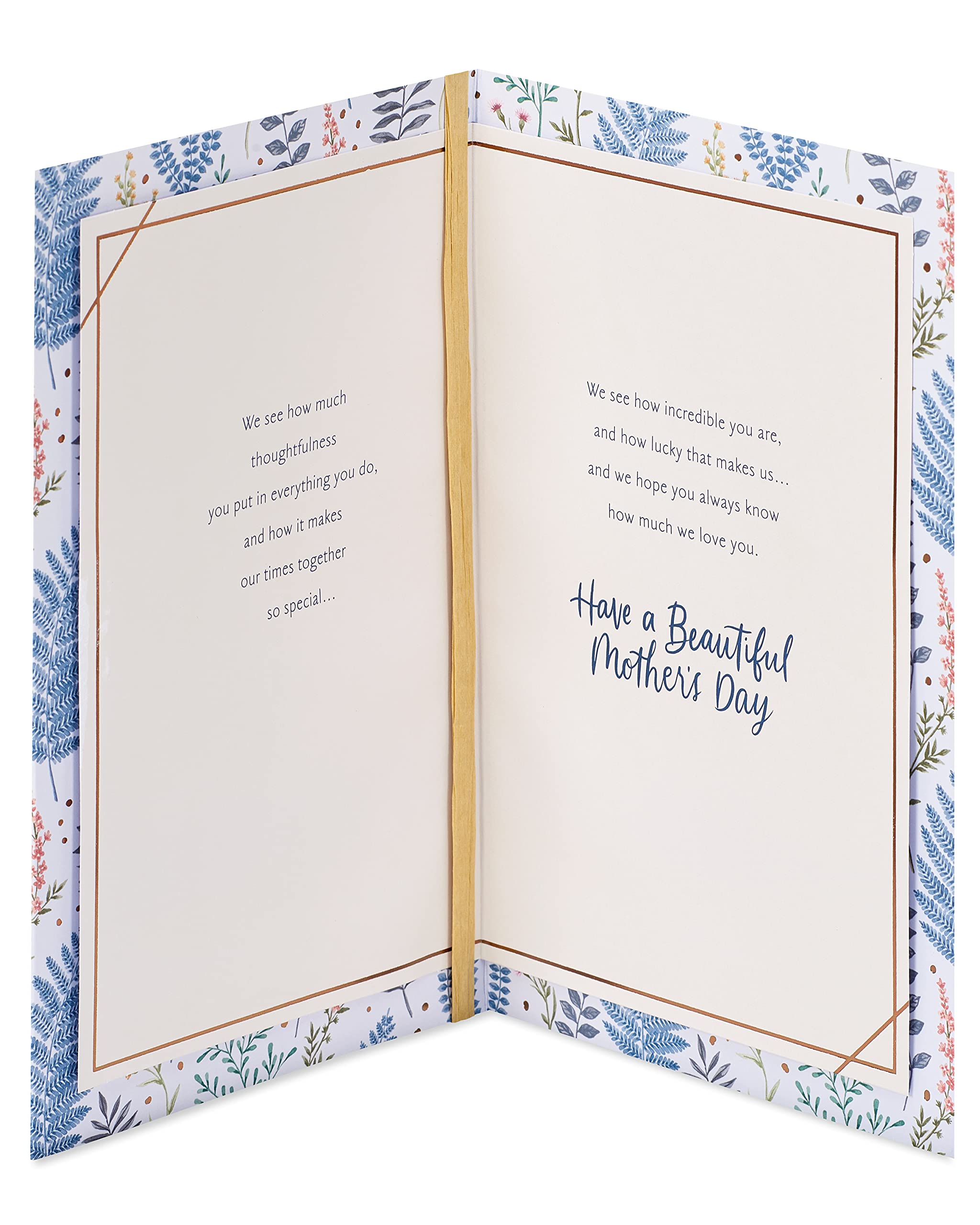 American Greetings Mothers Day Card from Daughter and Son-In-Law (You Love Our Family) - Image 2