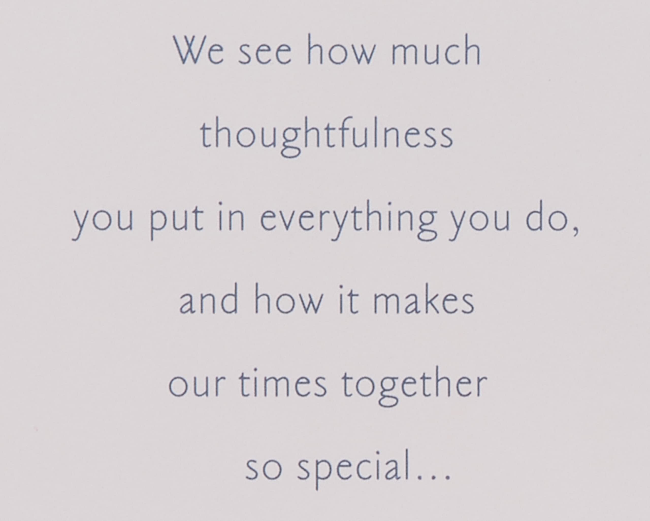 American Greetings Mothers Day Card from Daughter and Son-In-Law (You Love Our Family) - Image 3