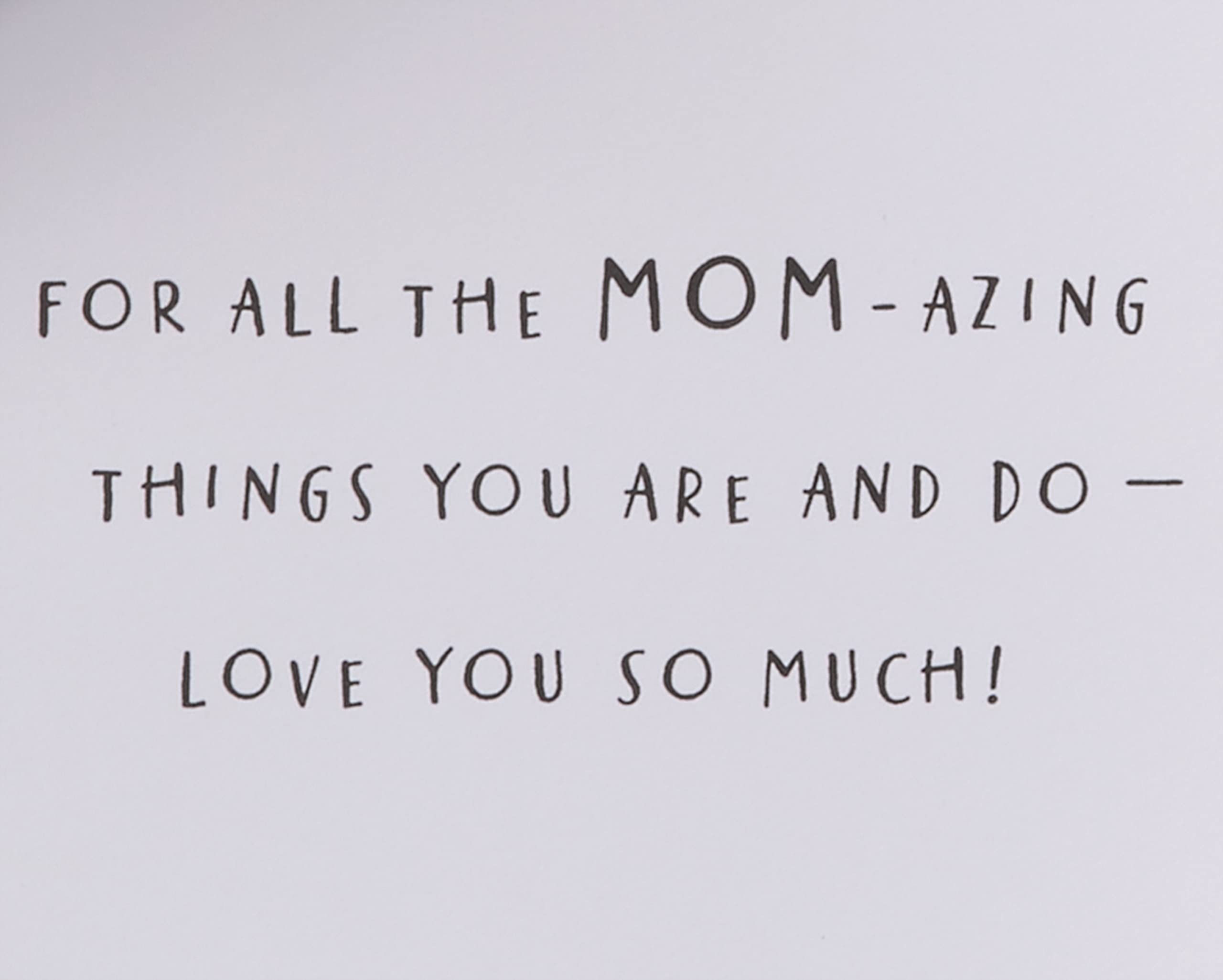 American Greetings Mothers Day Card (MOM-azing) - Image 3