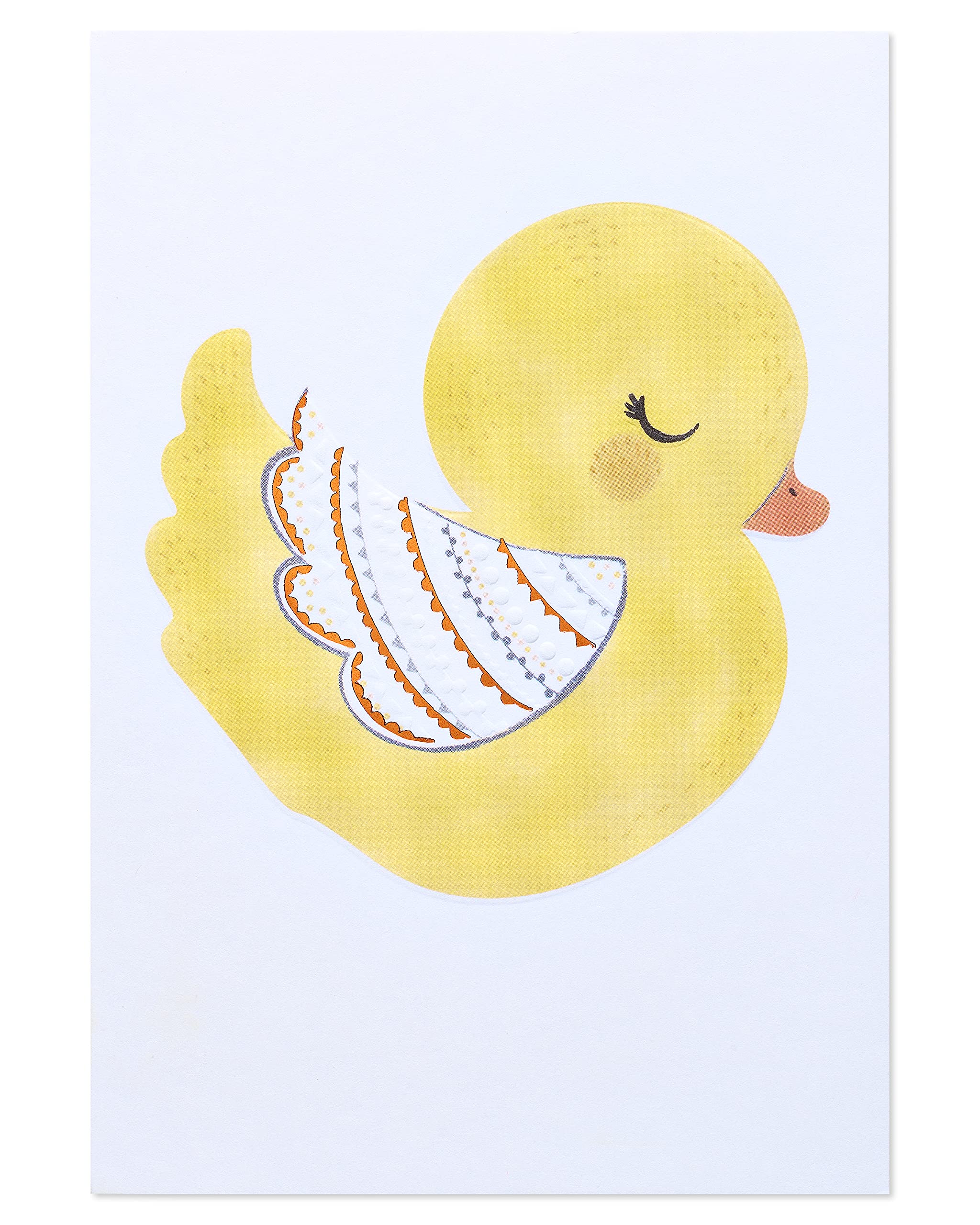 American Greetings New Baby Card (Lucky Little Ducky) - Image 4