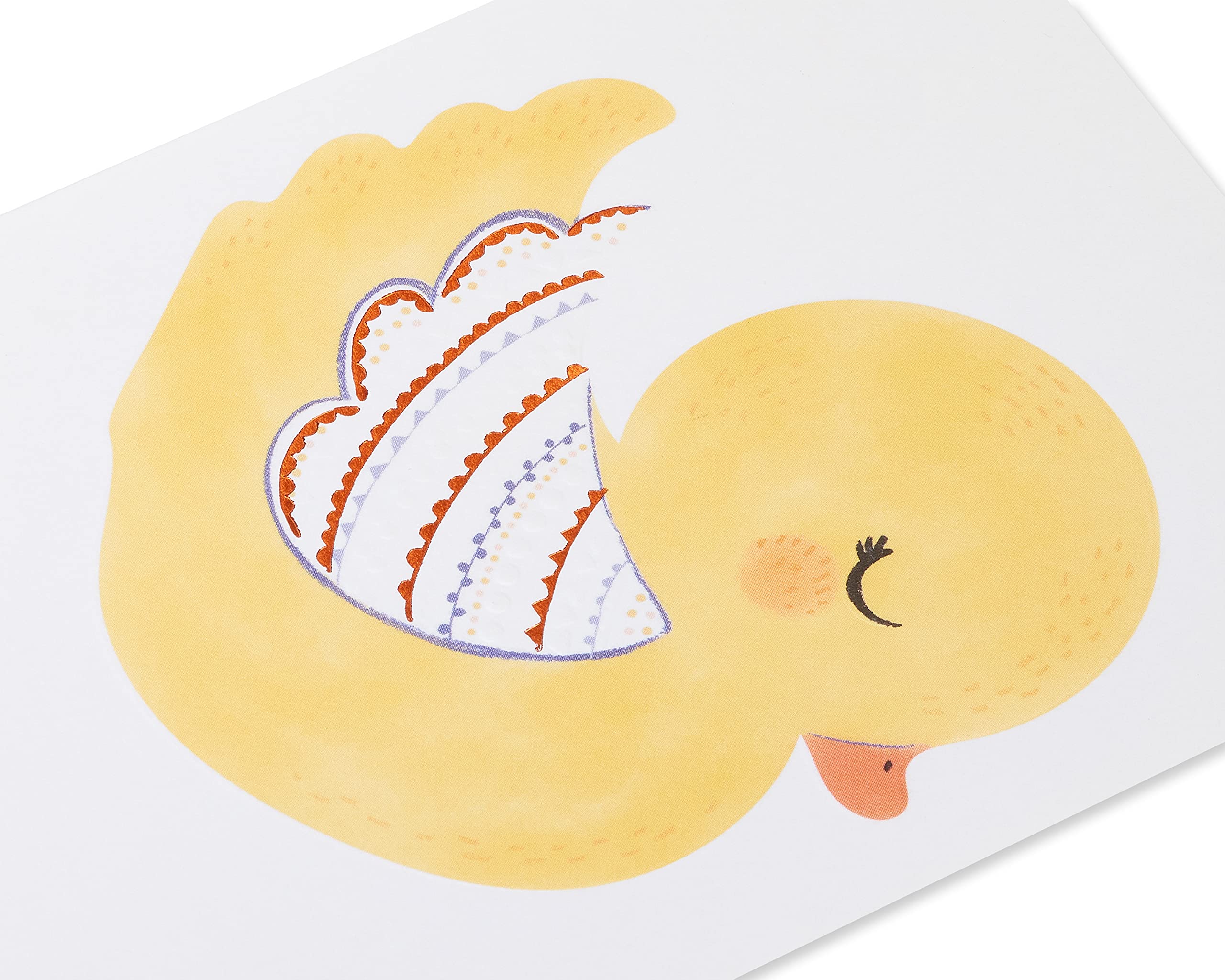 American Greetings New Baby Card (Lucky Little Ducky) - Image 5
