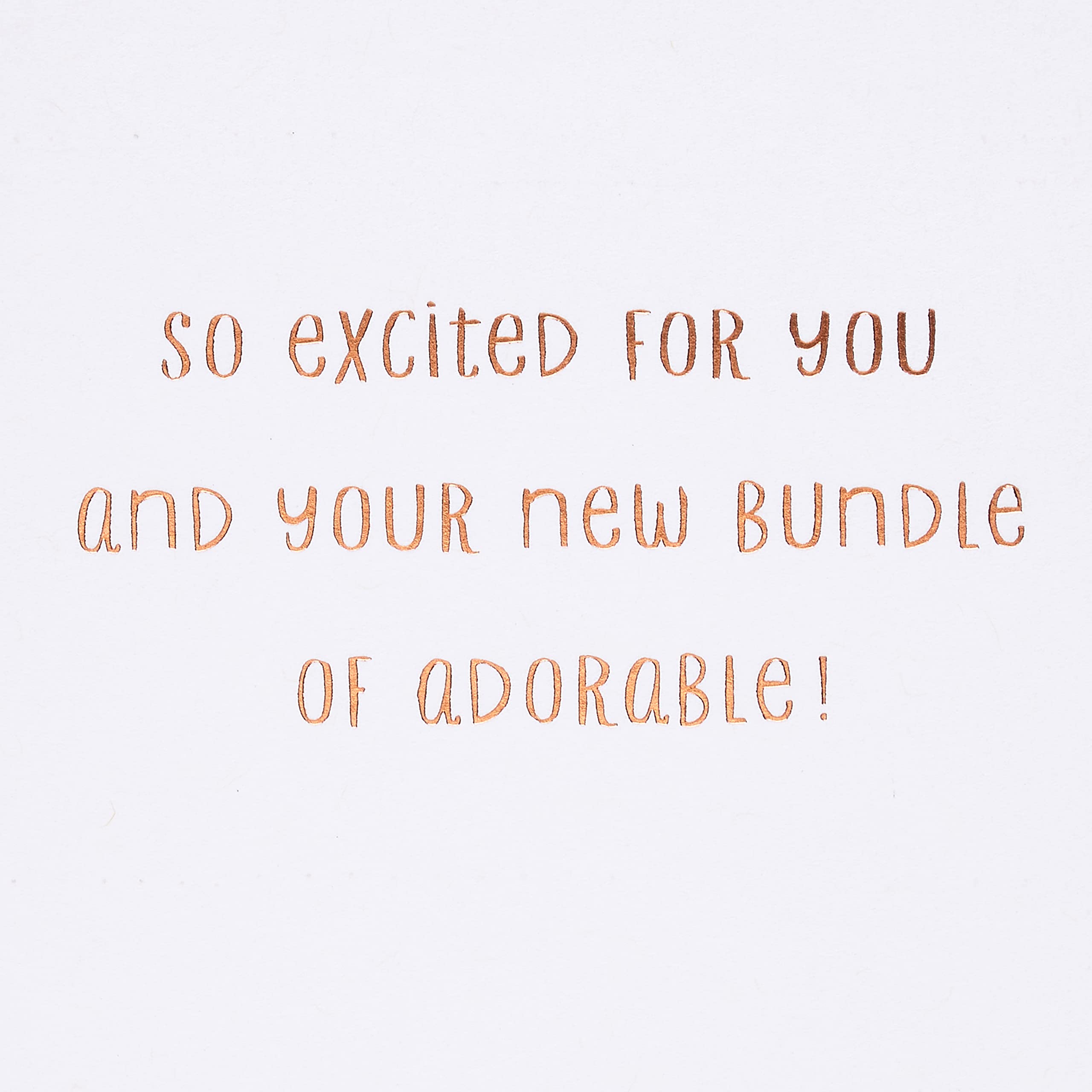 American Greetings New Baby Card (New Bundle of Adorable) - Image 3