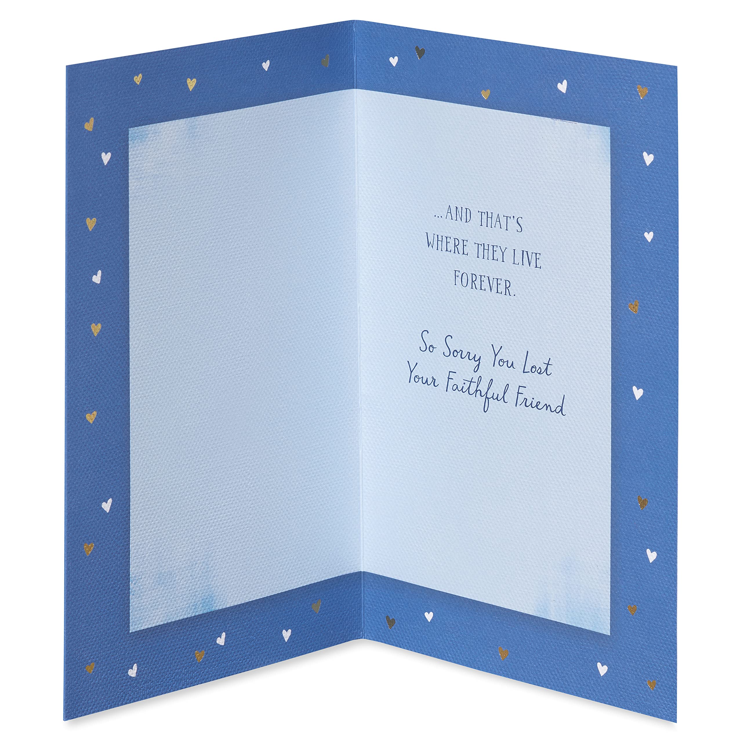 American Greetings Pet Sympathy Card (Dogs Live Forever In Your Heart) - Image 2