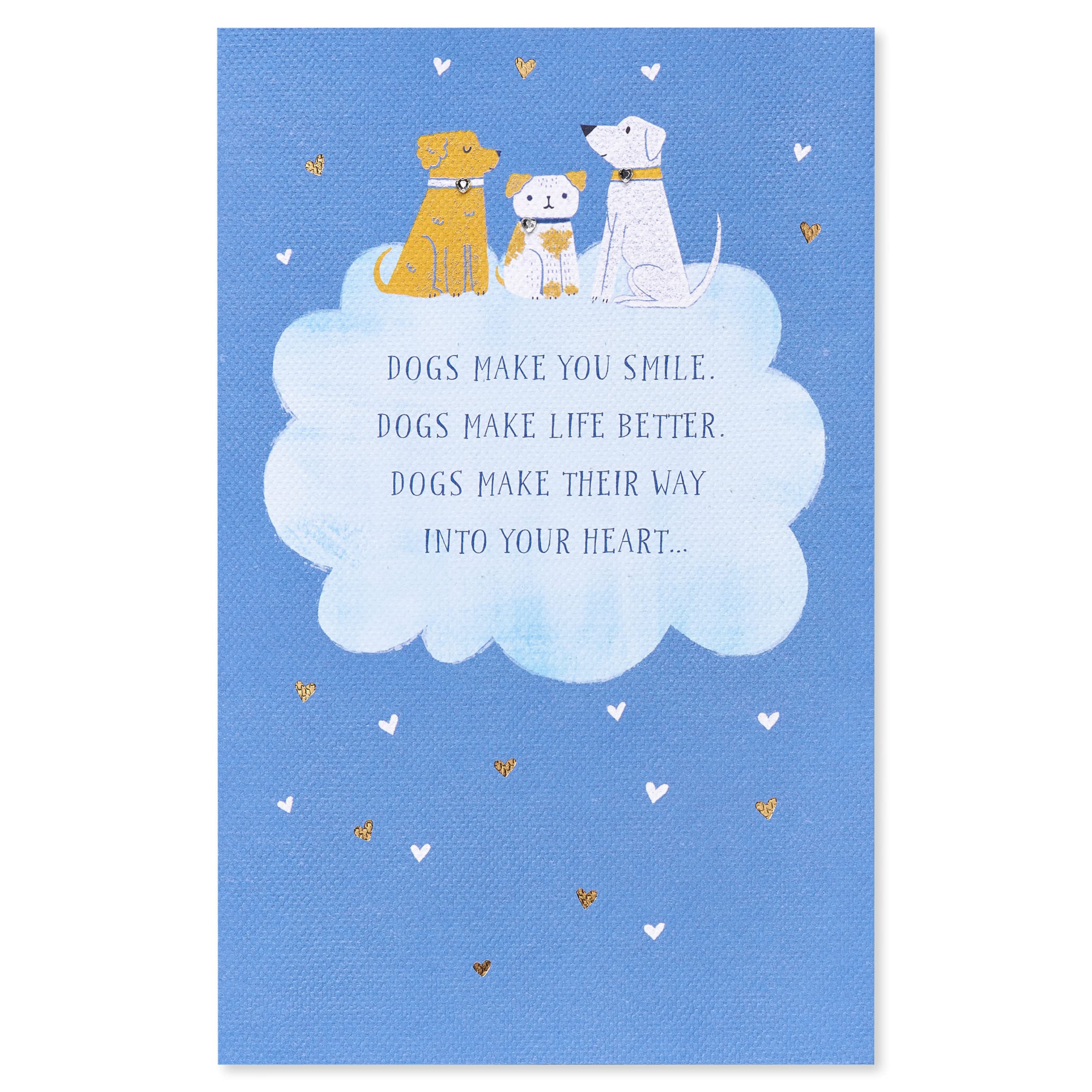 American Greetings Pet Sympathy Card (Dogs Live Forever In Your Heart) - Image 4