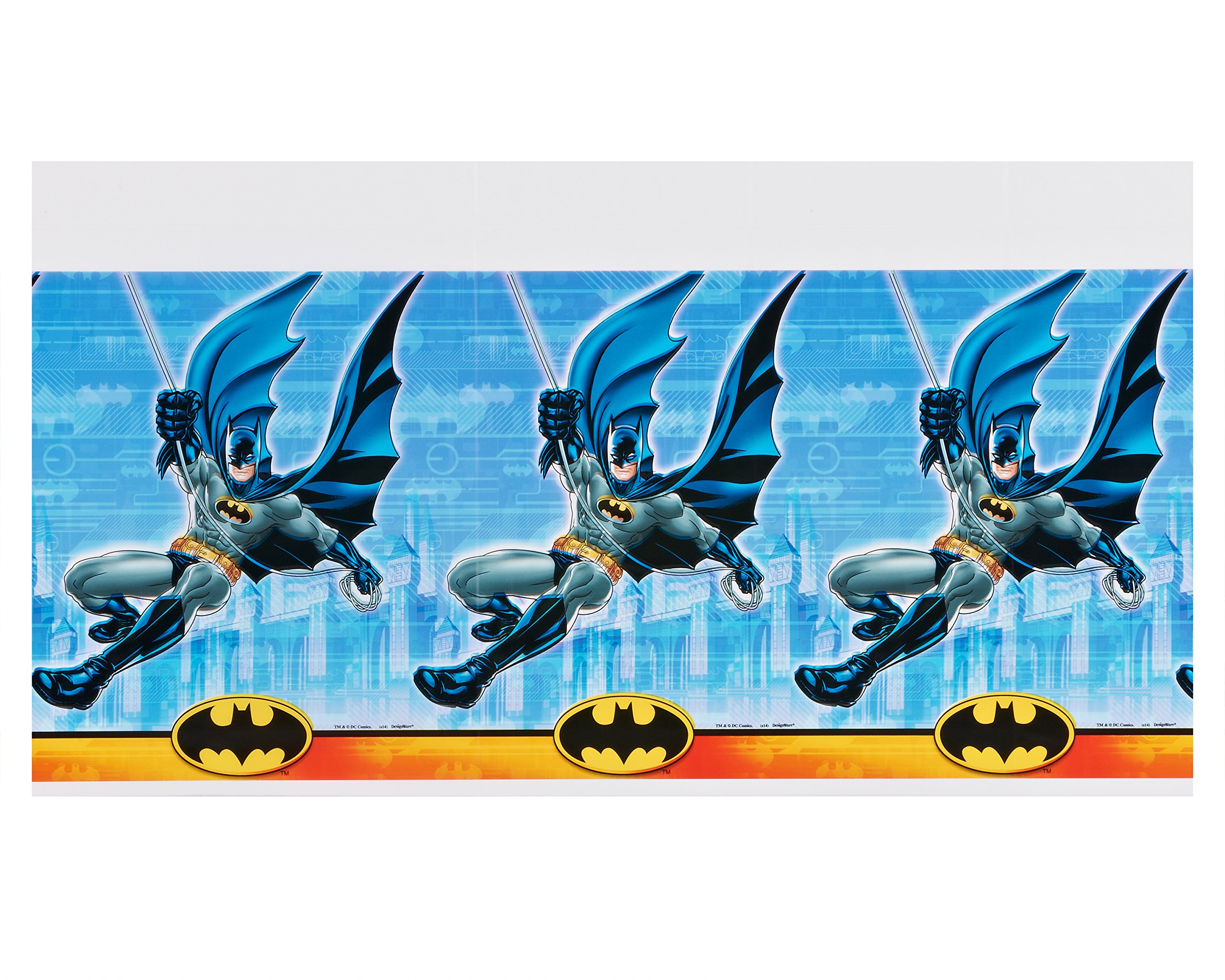 American Greetings Plastic Table Cover for Arts & Crafts, Batman Party Supplies (1-Count) - Image 3