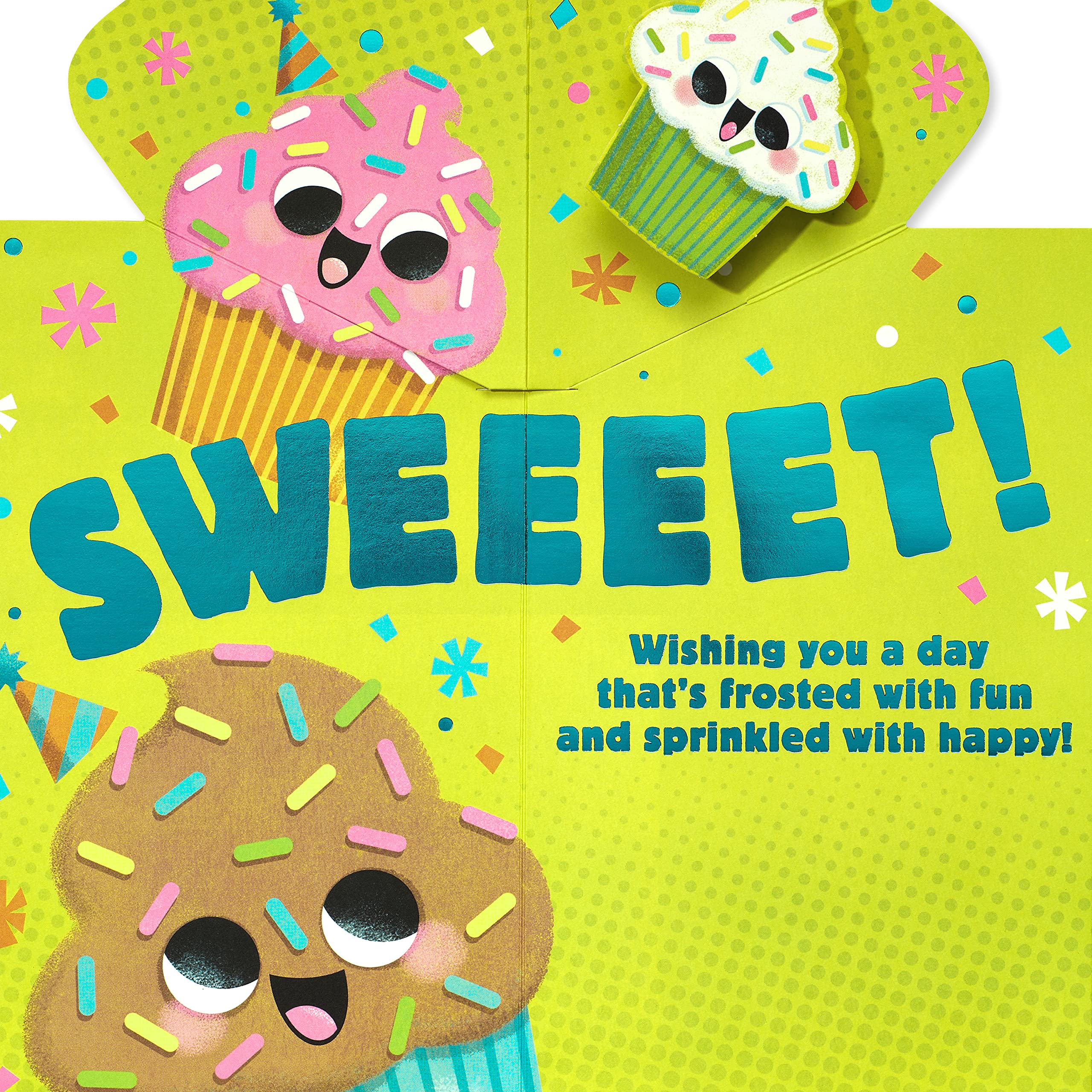American Greetings Pop Up Birthday Card for Kids (Sweeeet!) - Image 3