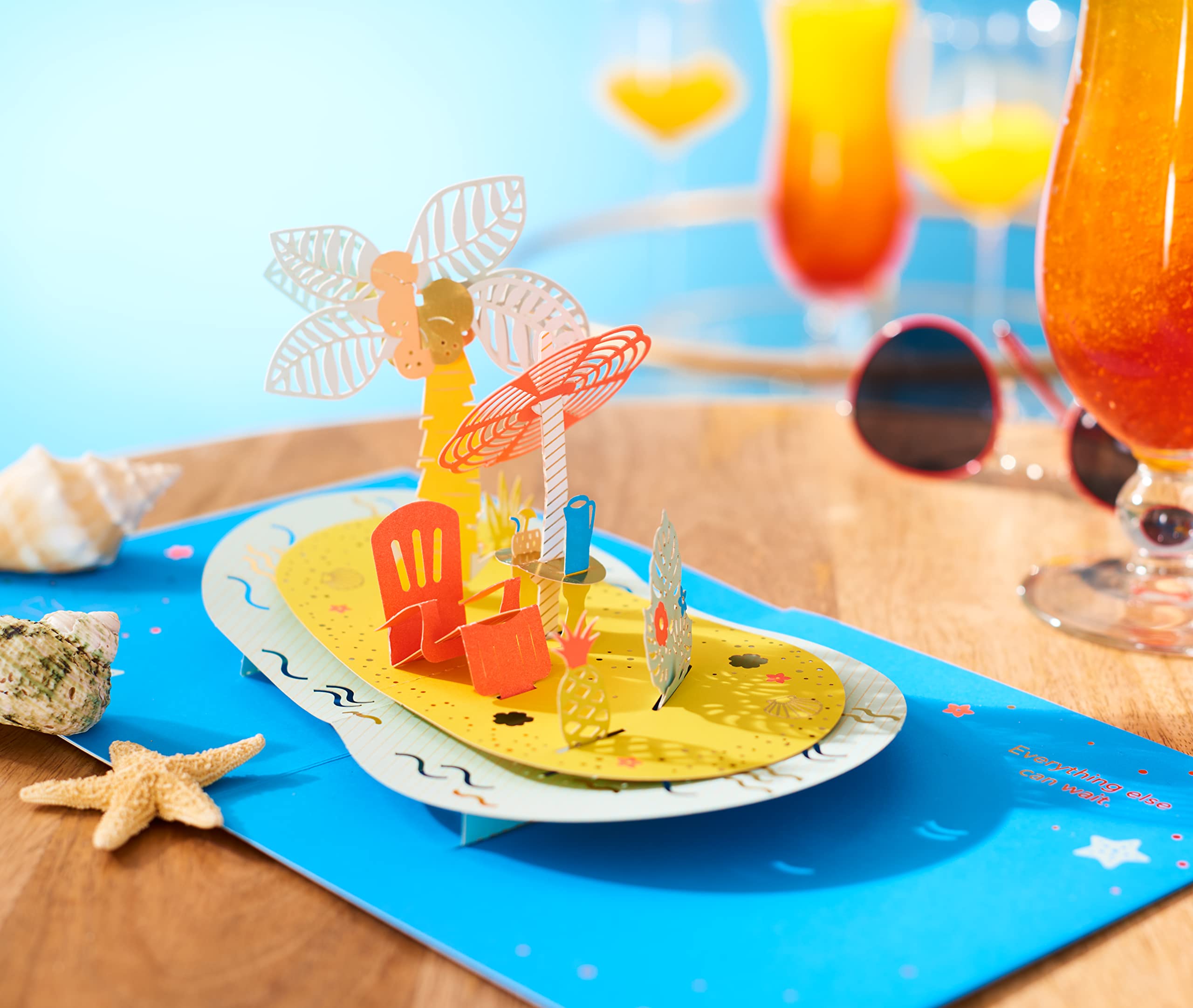 American Greetings Pop Up Birthday Card (Tropical) - Image 6