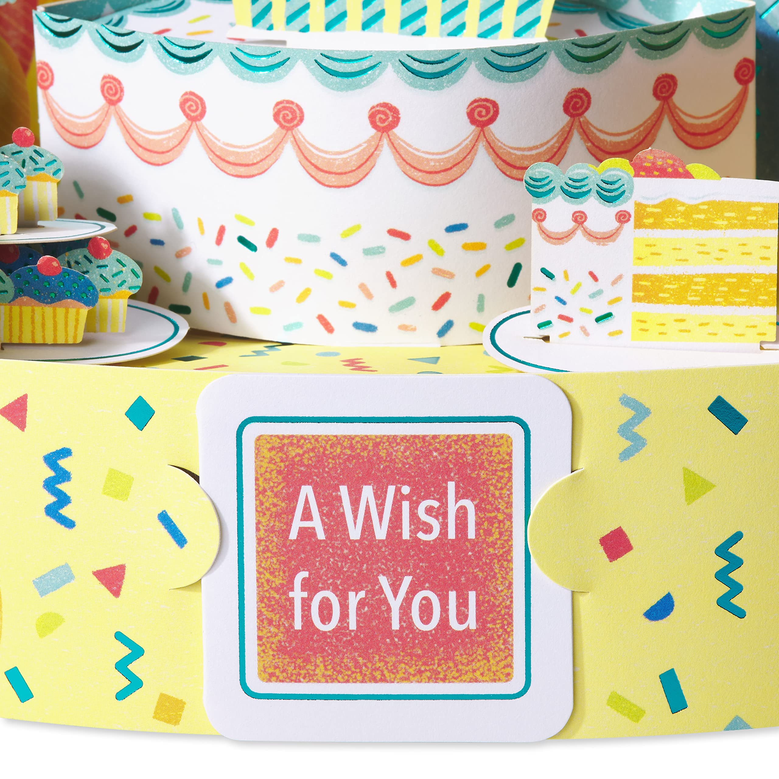 American Greetings Pop Up Birthday Card (Wish For You) - Image 3