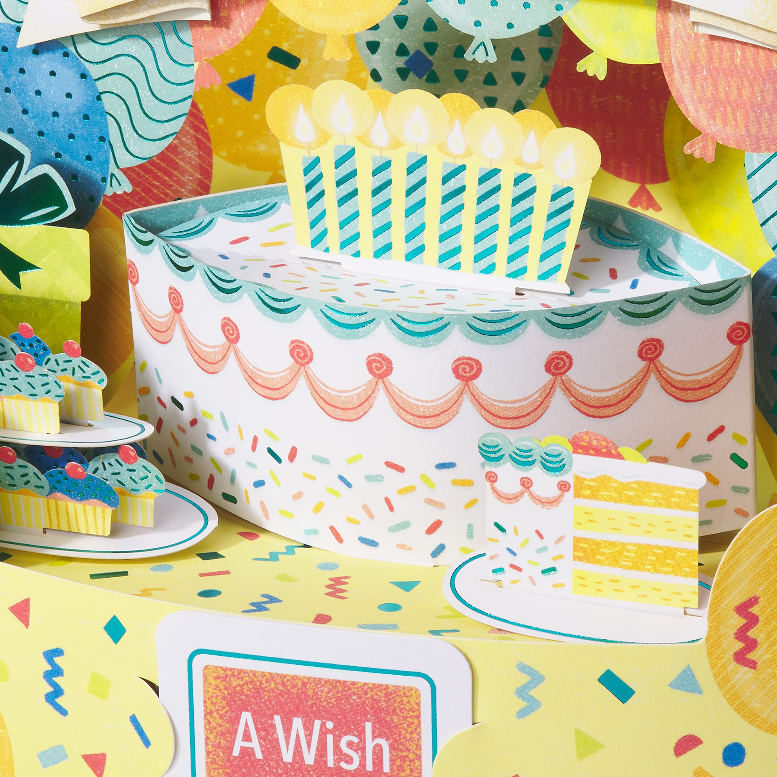American Greetings Pop Up Birthday Card (Wish For You) - Image 7