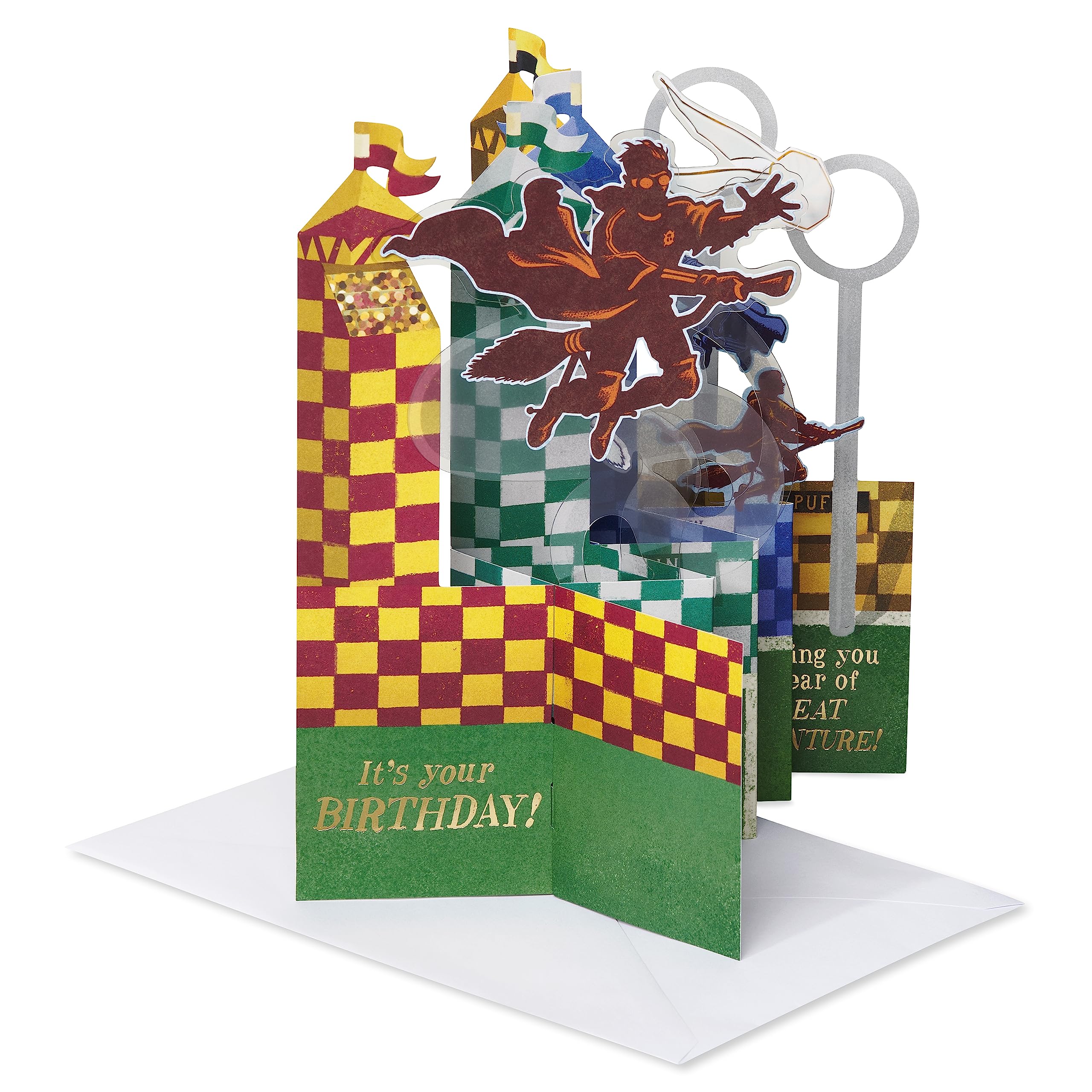 American Greetings Pop Up Harry Potter Birthday Card (Quidditch) - Image 5