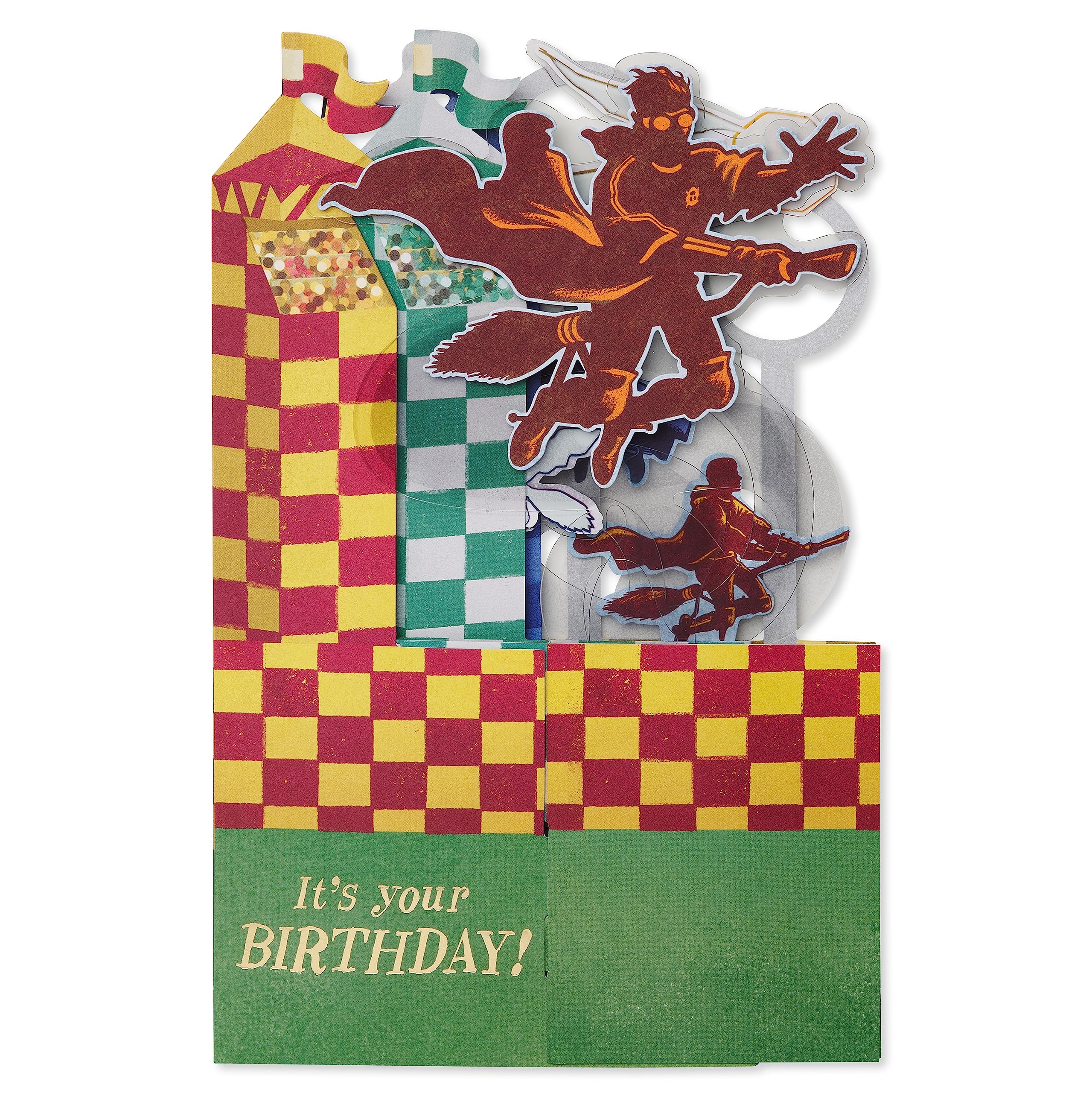 American Greetings Pop Up Harry Potter Birthday Card (Quidditch) - Image 6