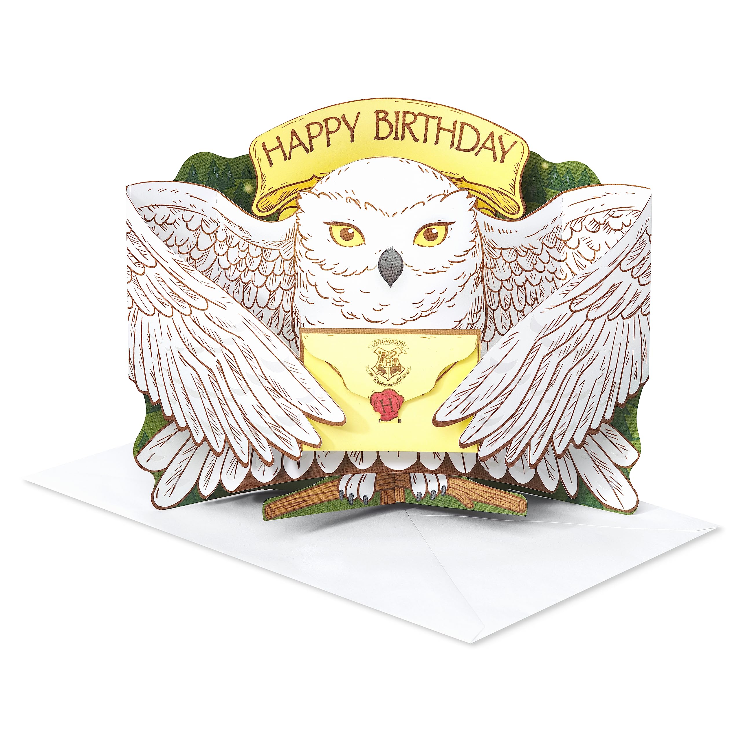 American Greetings Pop Up Harry Potter Hedwig Birthday Card, Fun Secret Birthday Note Included (Filled with Magic!) - Image 6